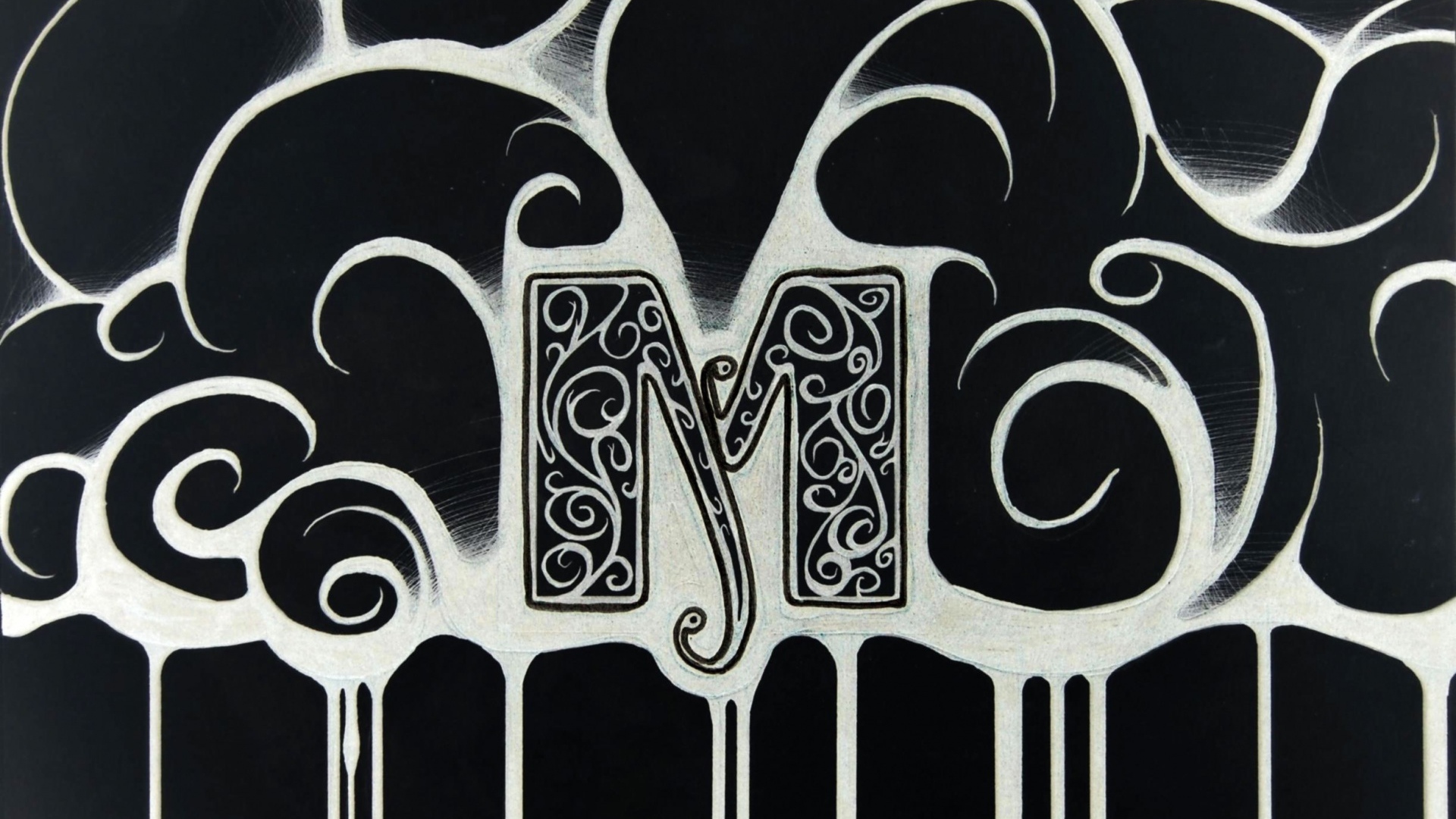 Буква М Графика