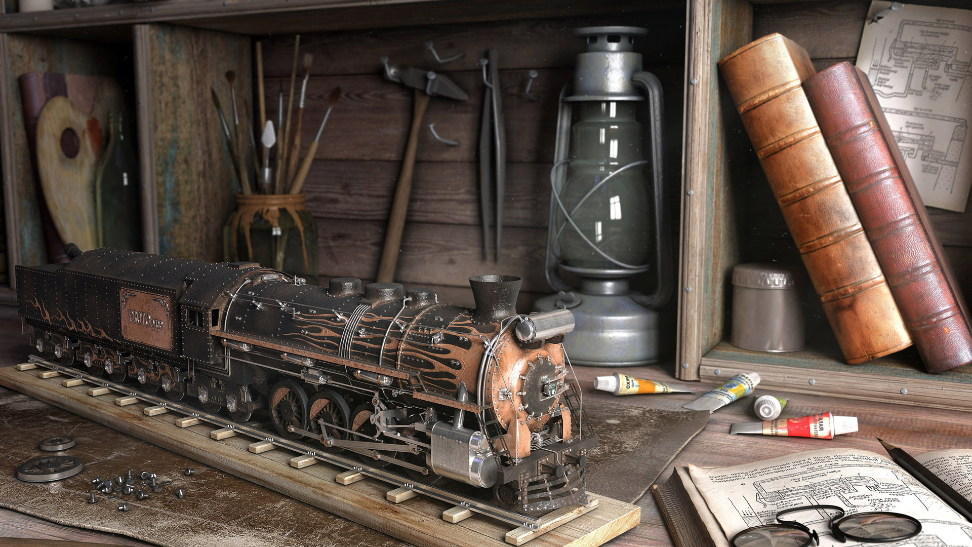 Игрушечный поезд