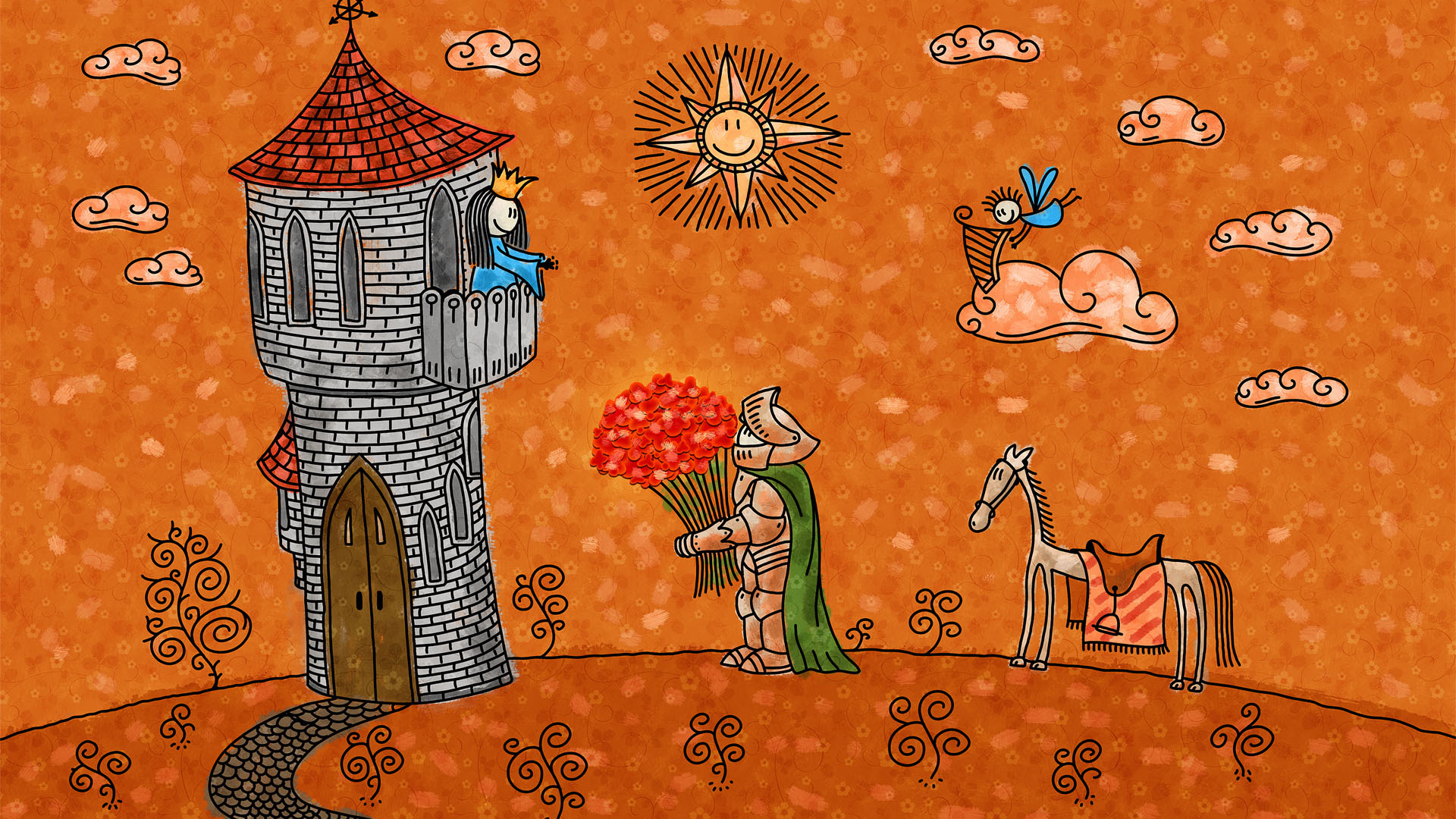 Принцесса и ухажер