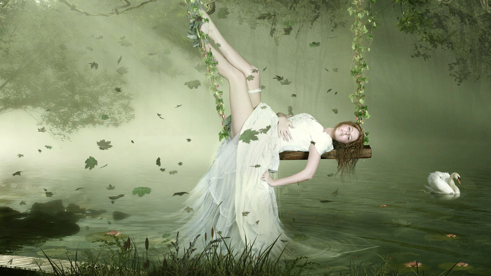 Белый лебедь