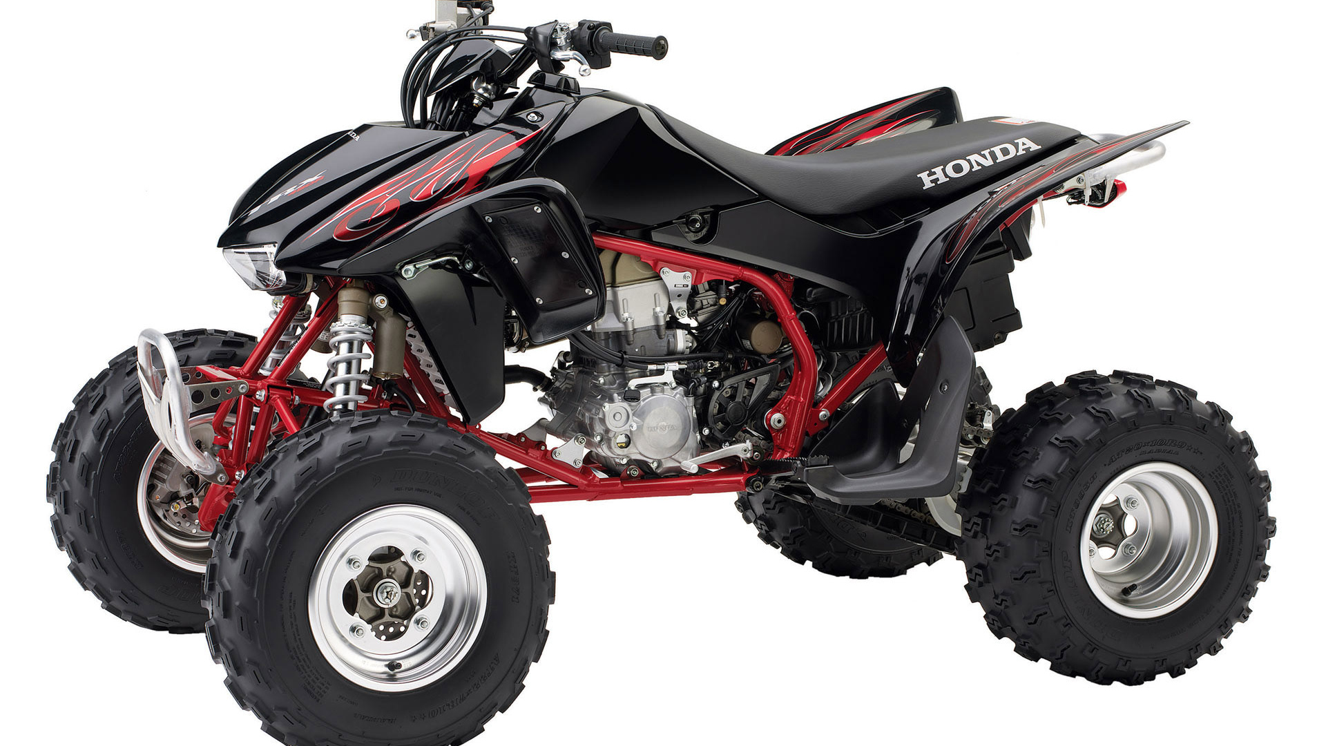 Черный Байк Хонда квадроцикл