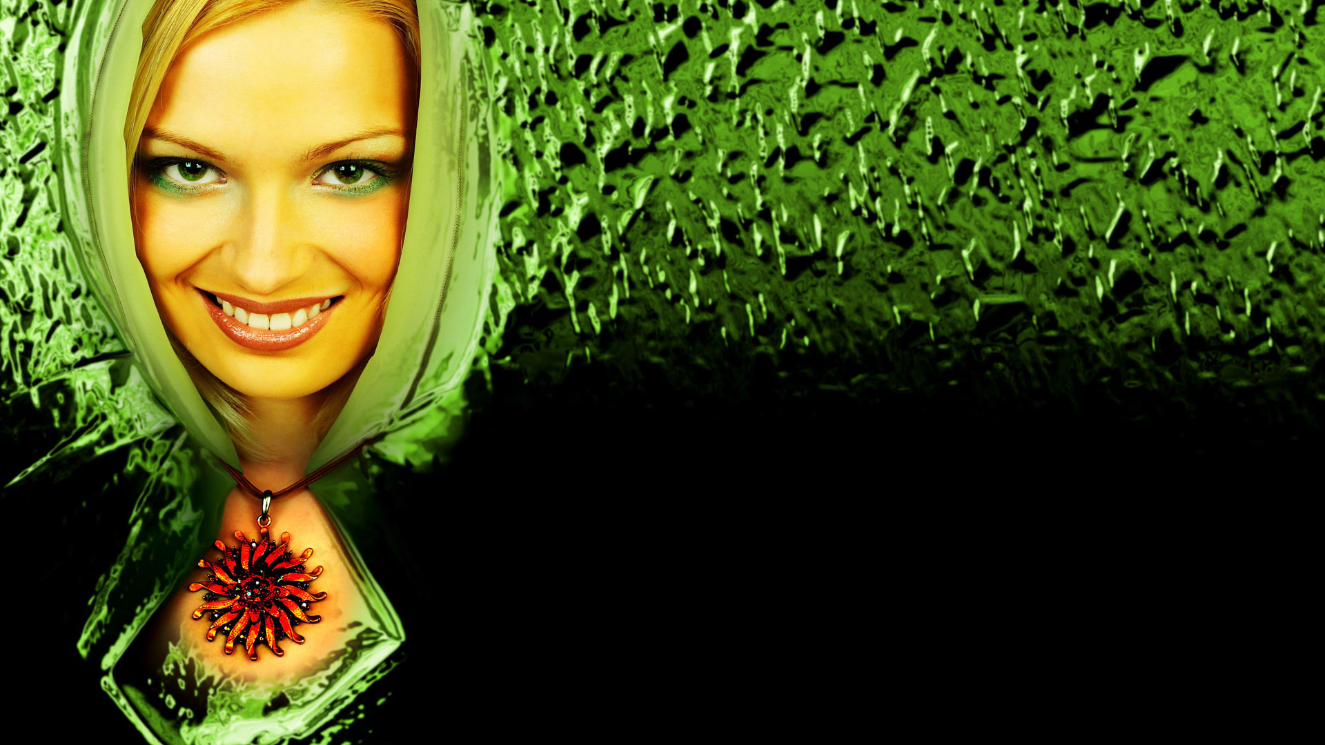 Зеленый хайр