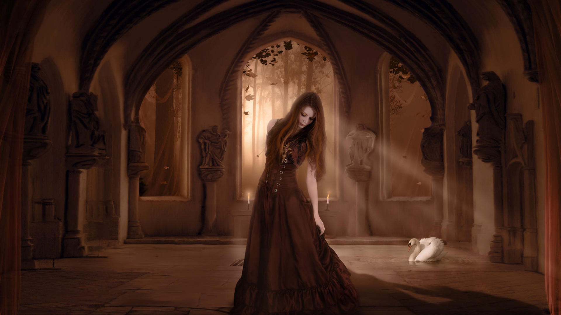 В сказочном замке