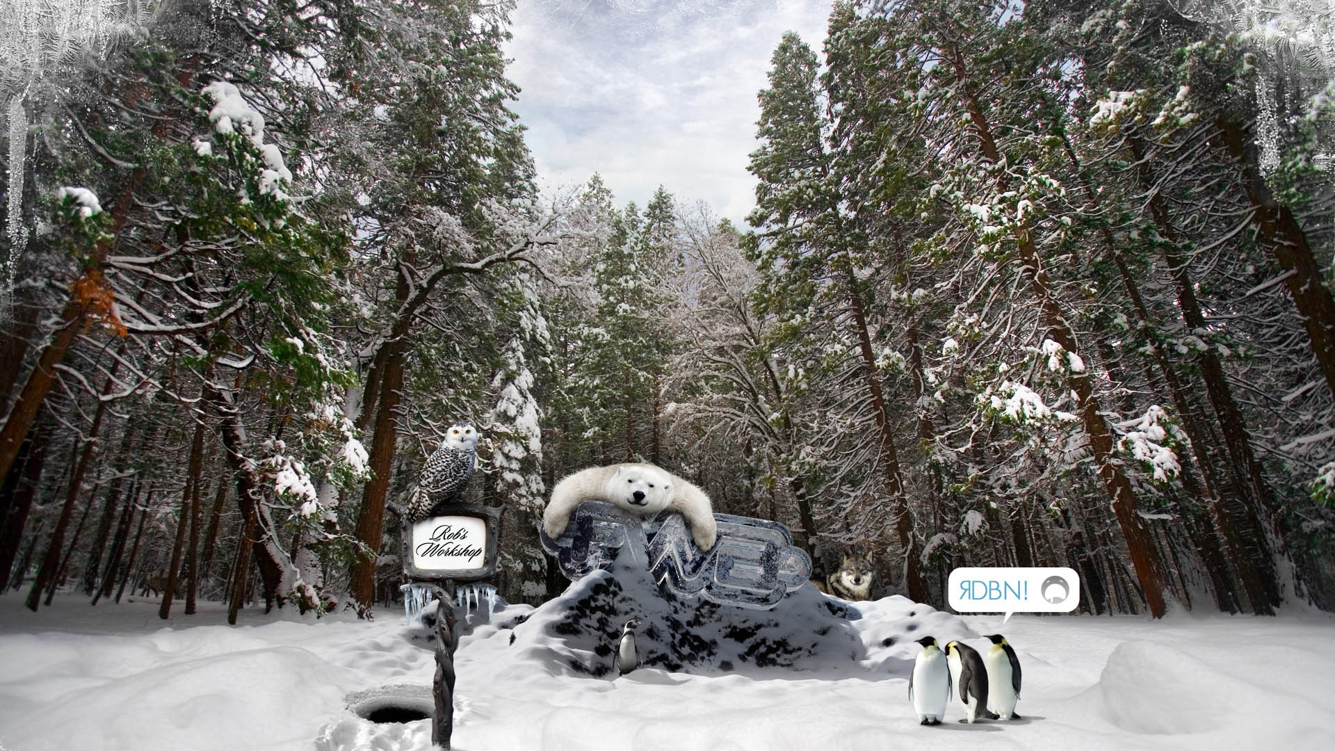 Зимний креатив