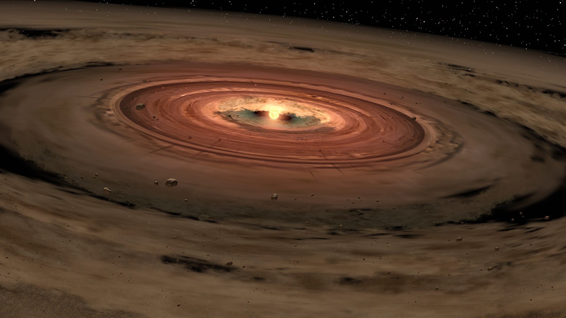 Зарождение новой звезды