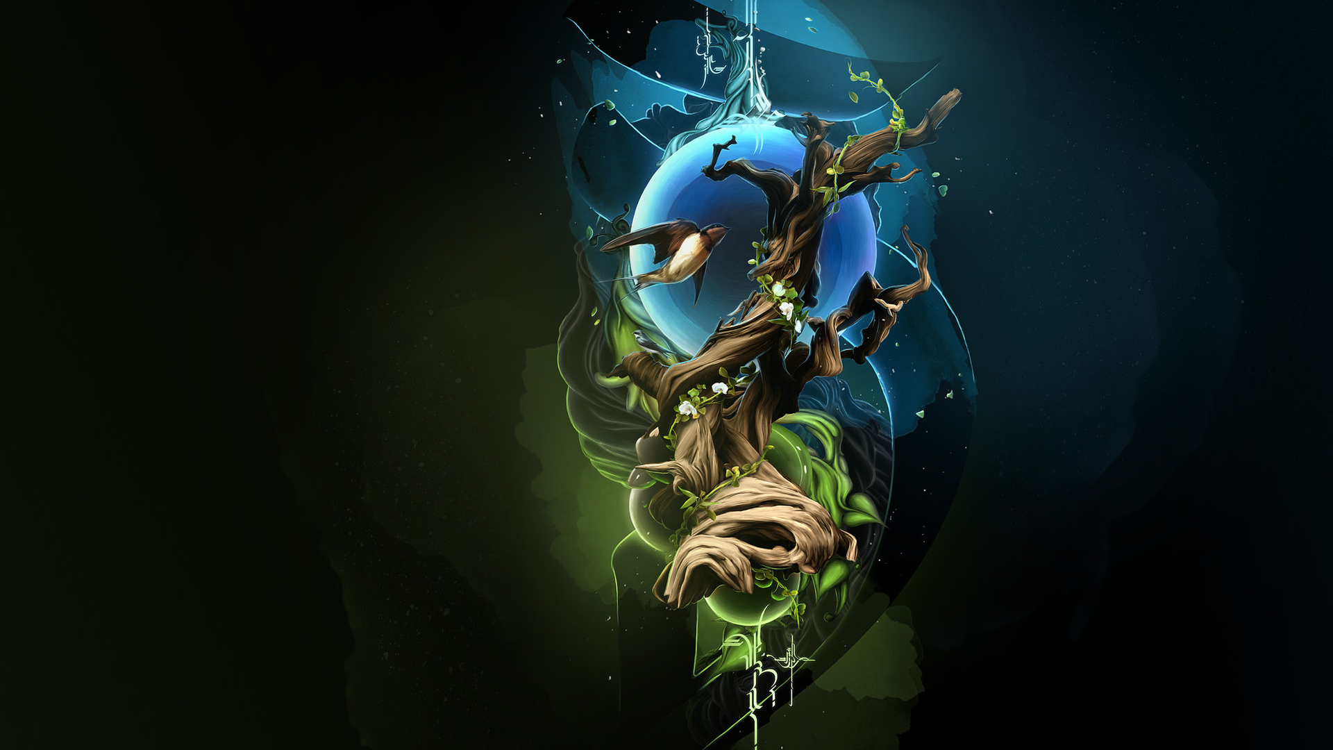 Вьющееся дерево