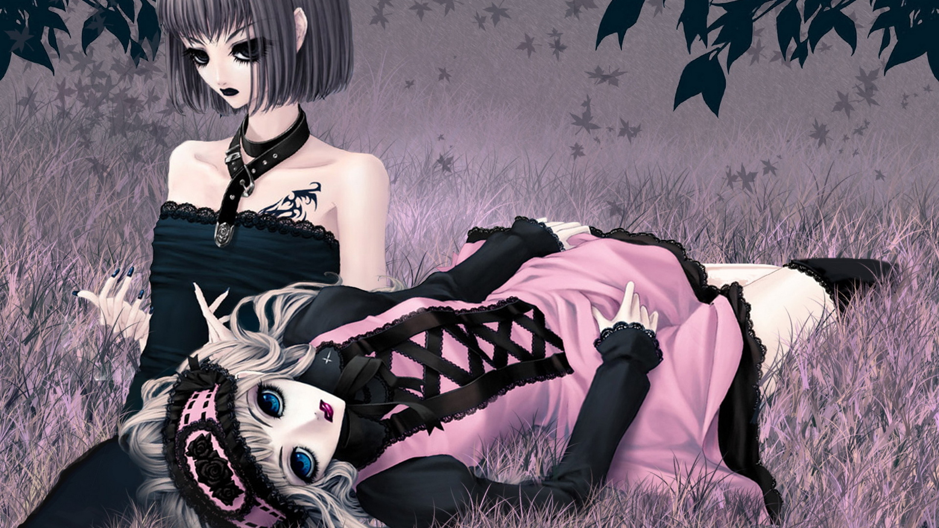 Подружки на траве