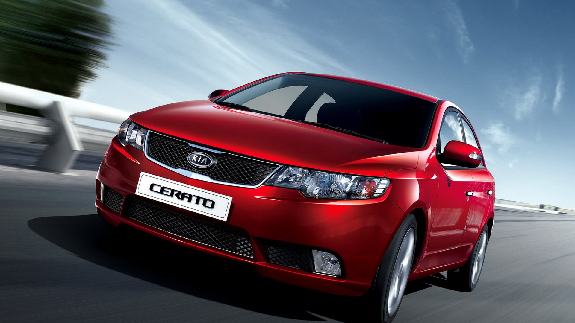 Киа Серато на трассе