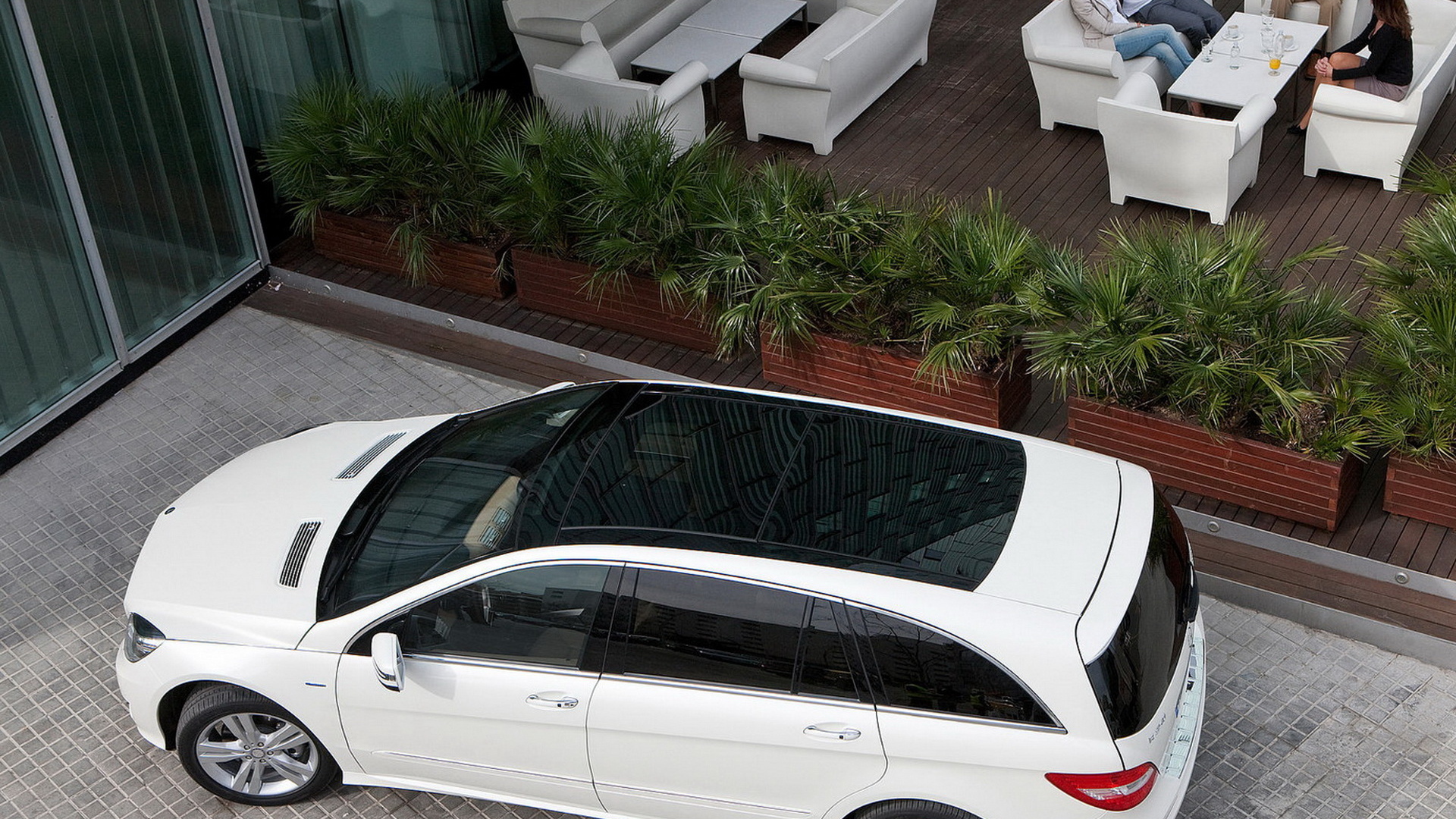 Мерседес Бенц Р класс в гостях