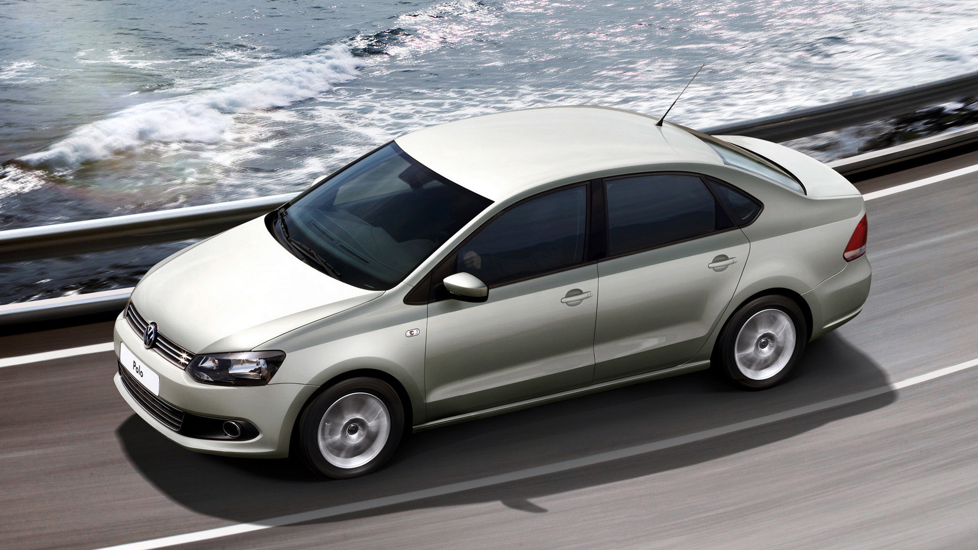 Фольксваген Поло в движении