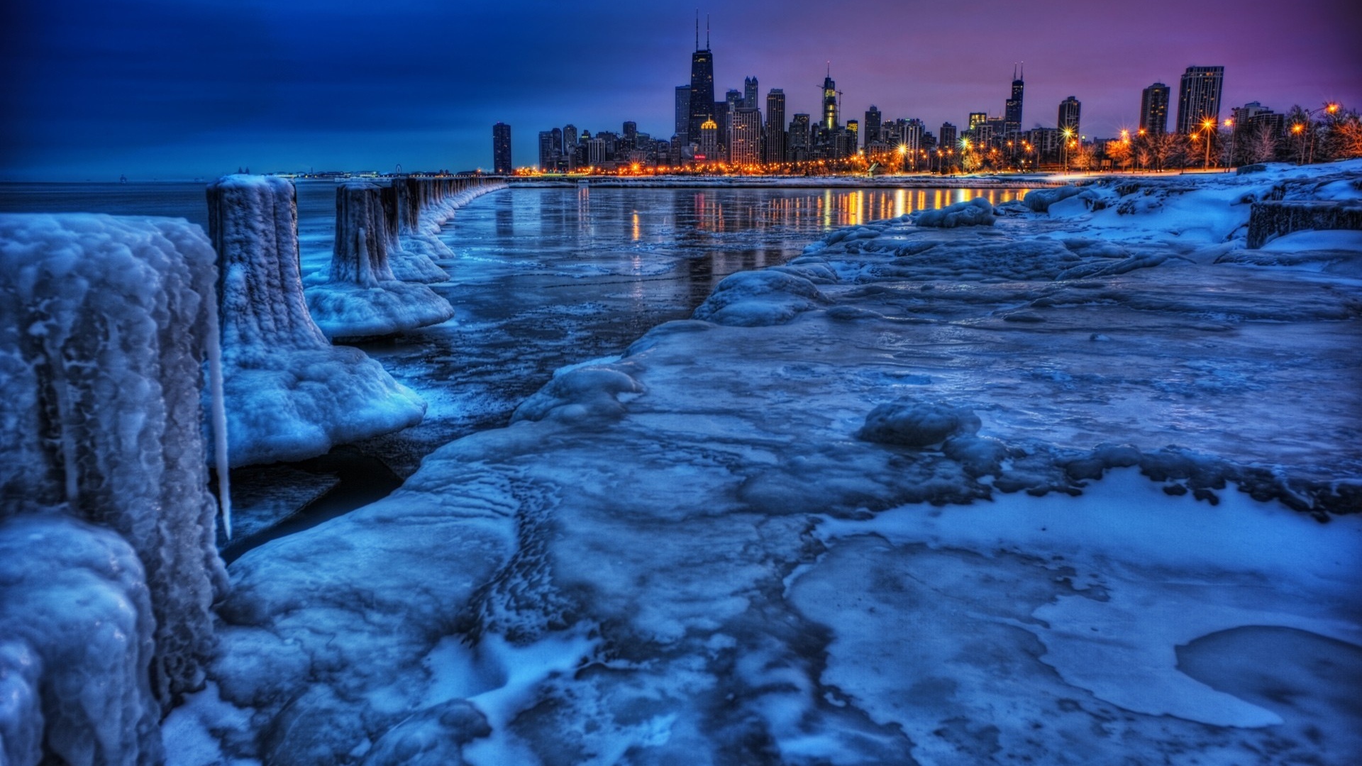 Мегаполис зимой