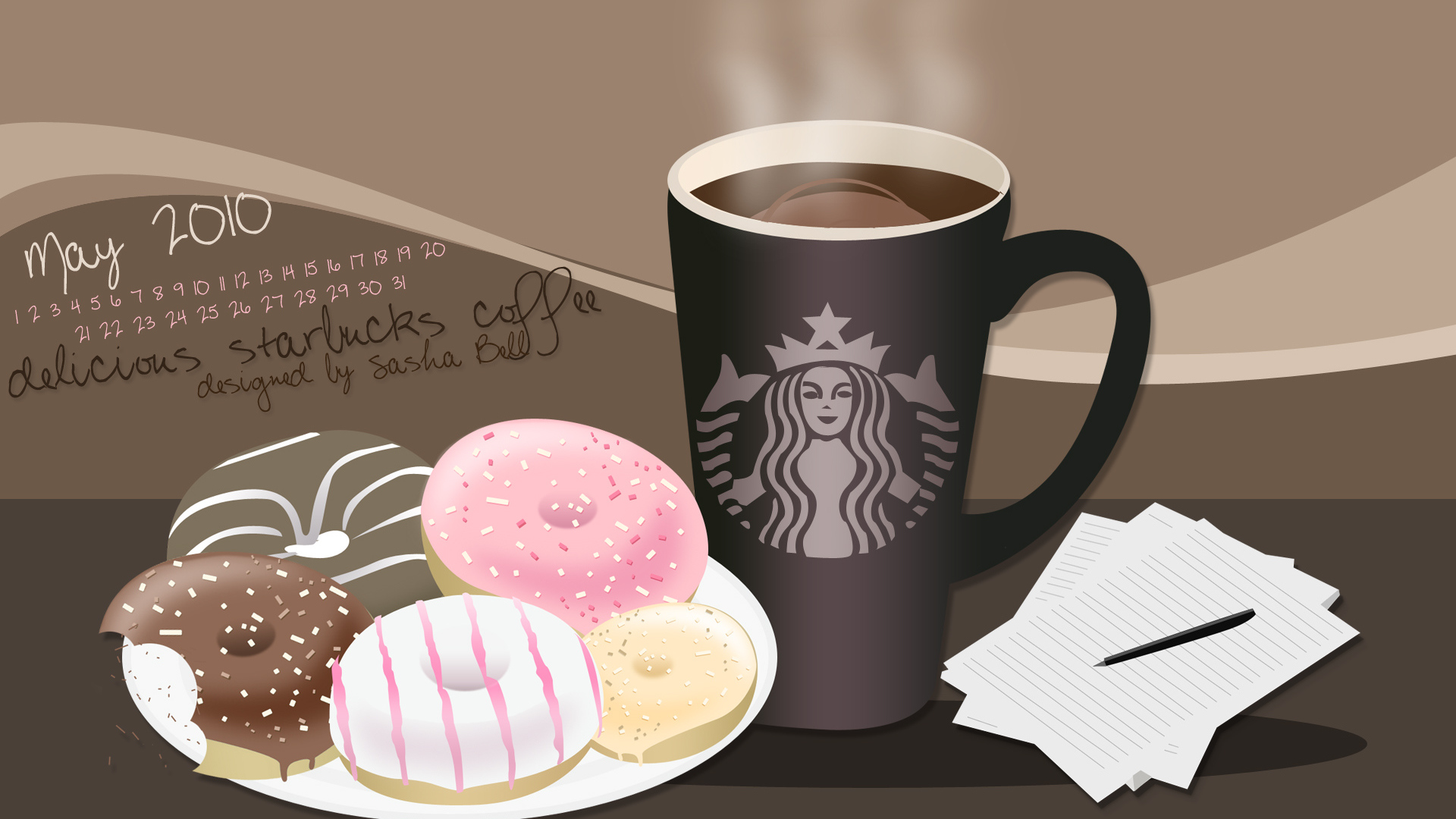 Чашка горячего кофе