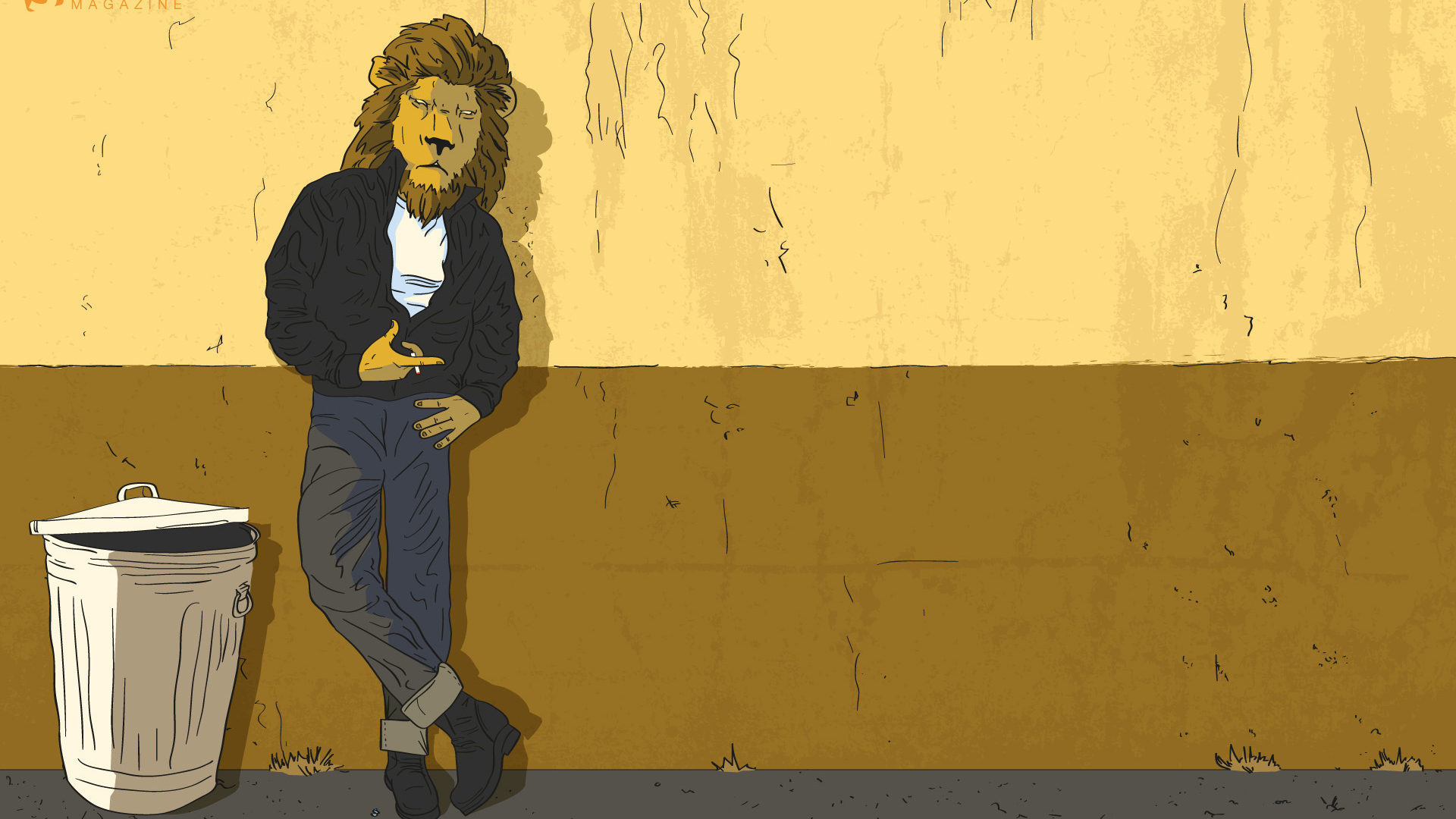 Городской лев