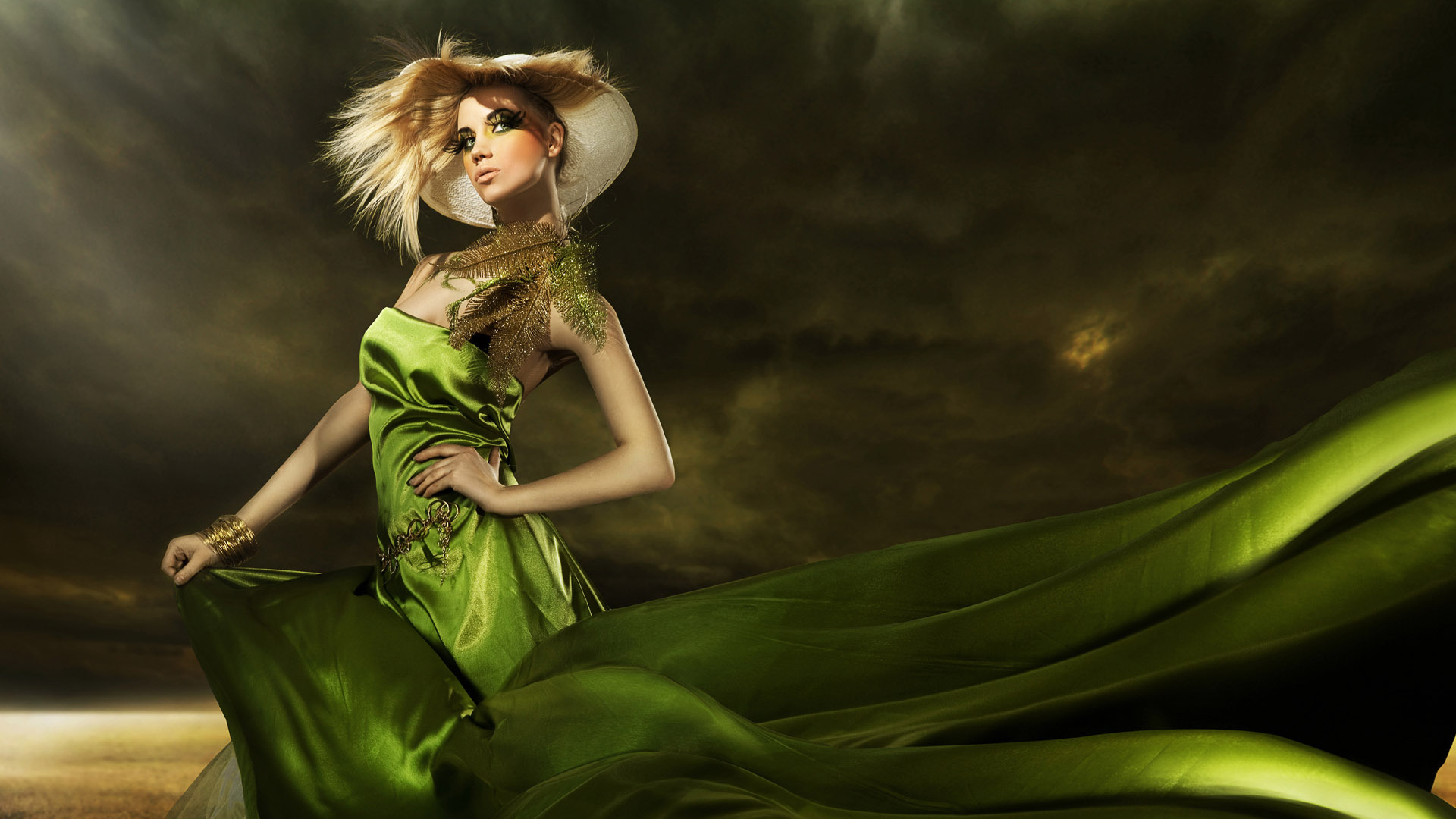 Девушка модница модель