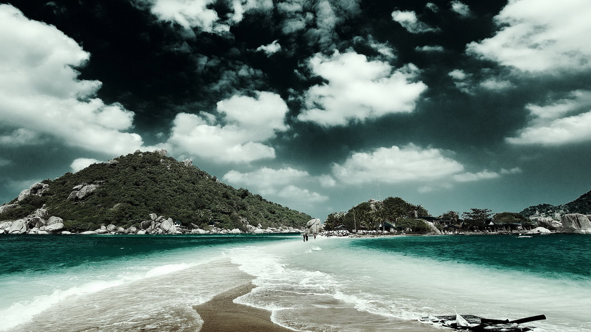 Мелководье между островами