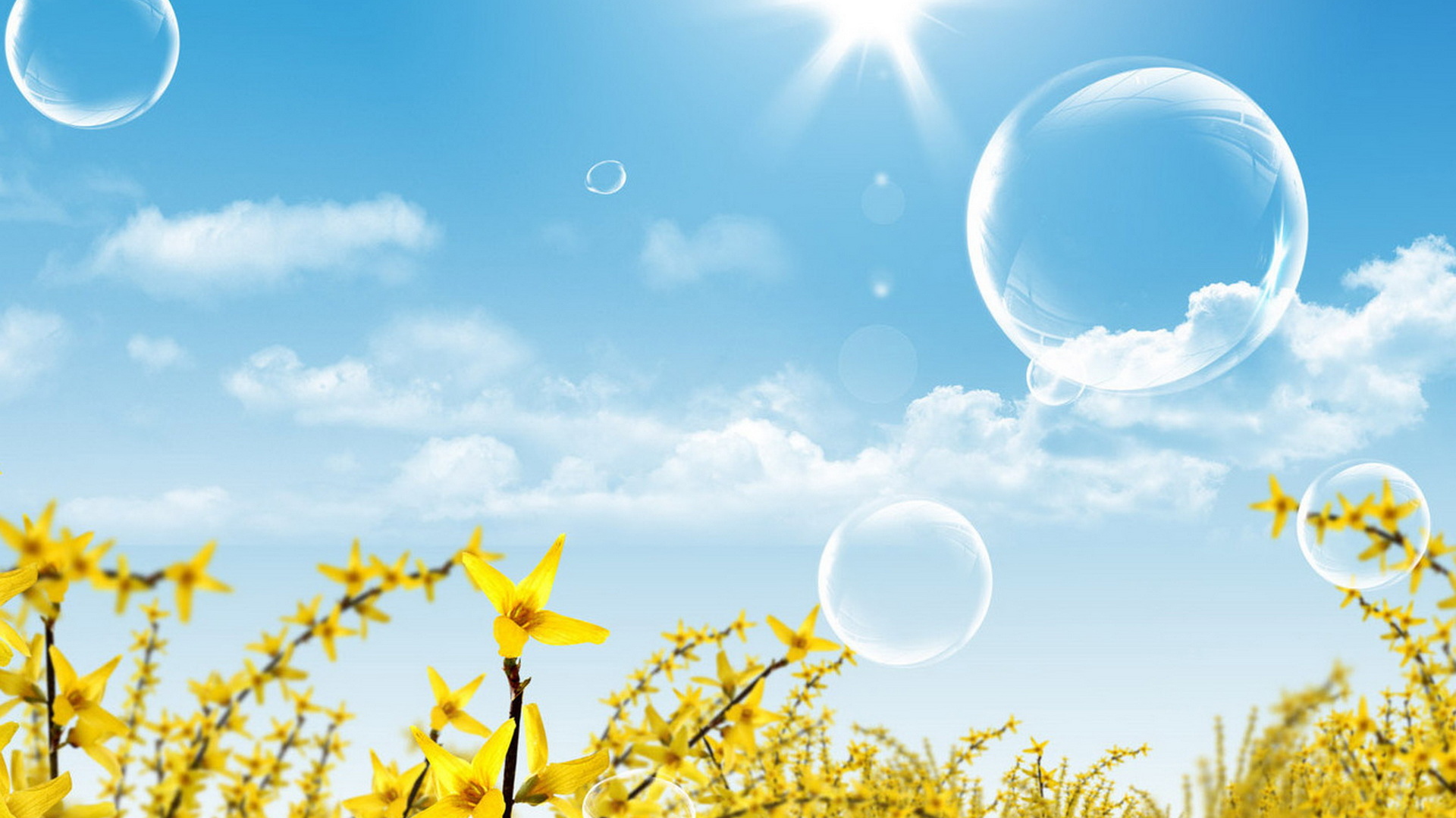 Пролетающие пузыри