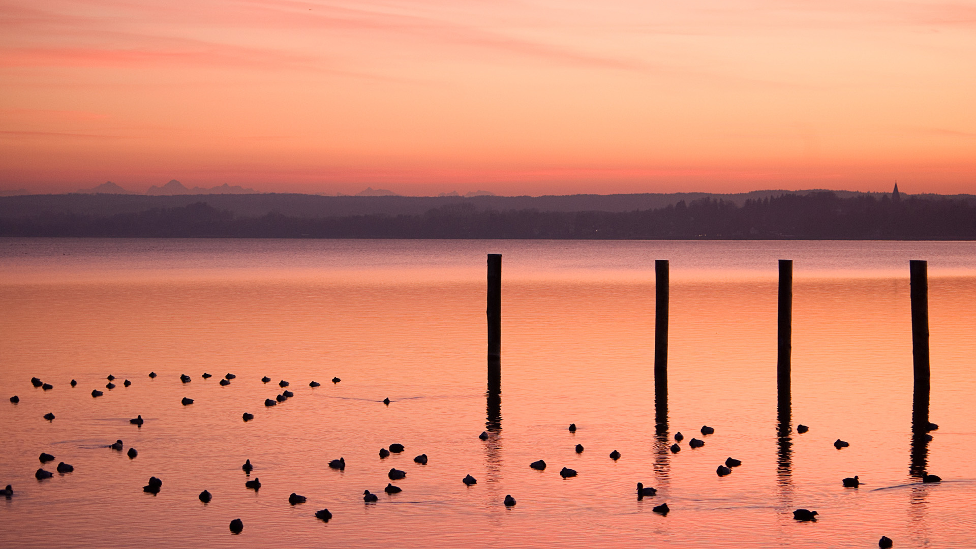 Красный закат