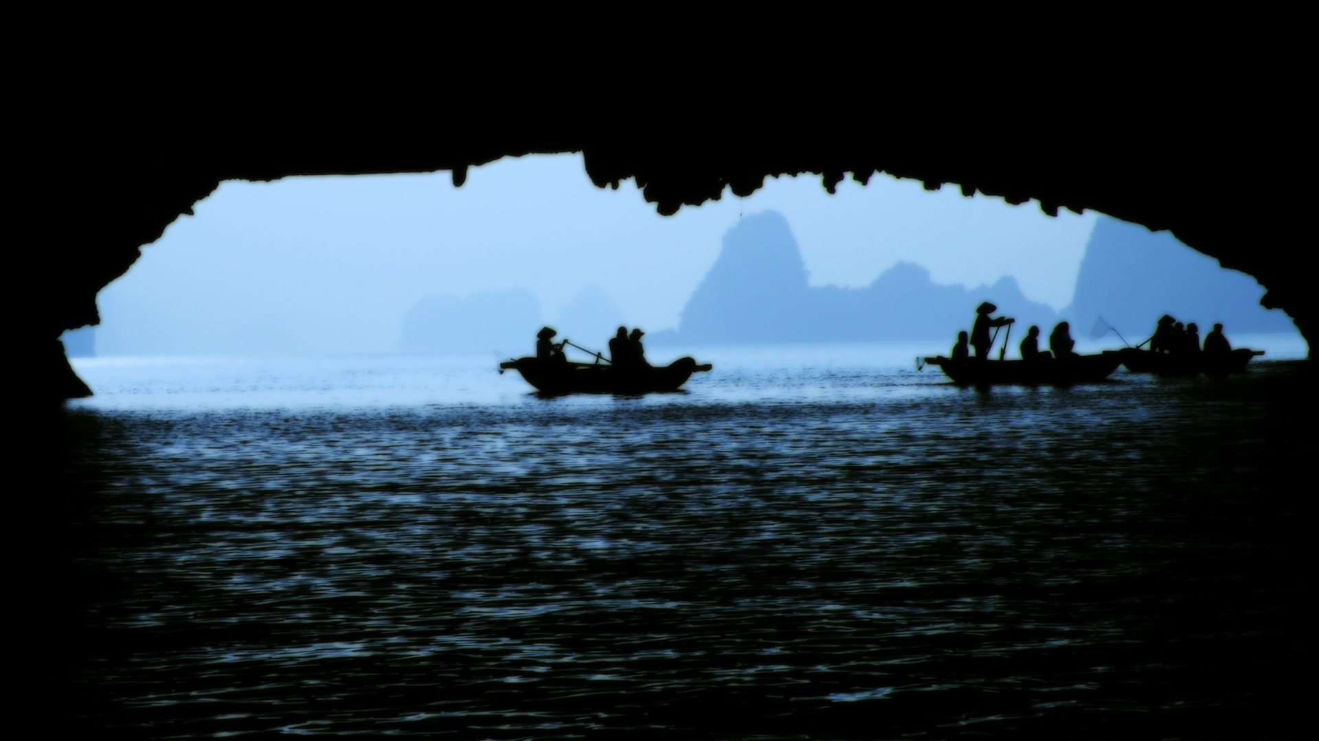Халонг Бей Вид из пещеры