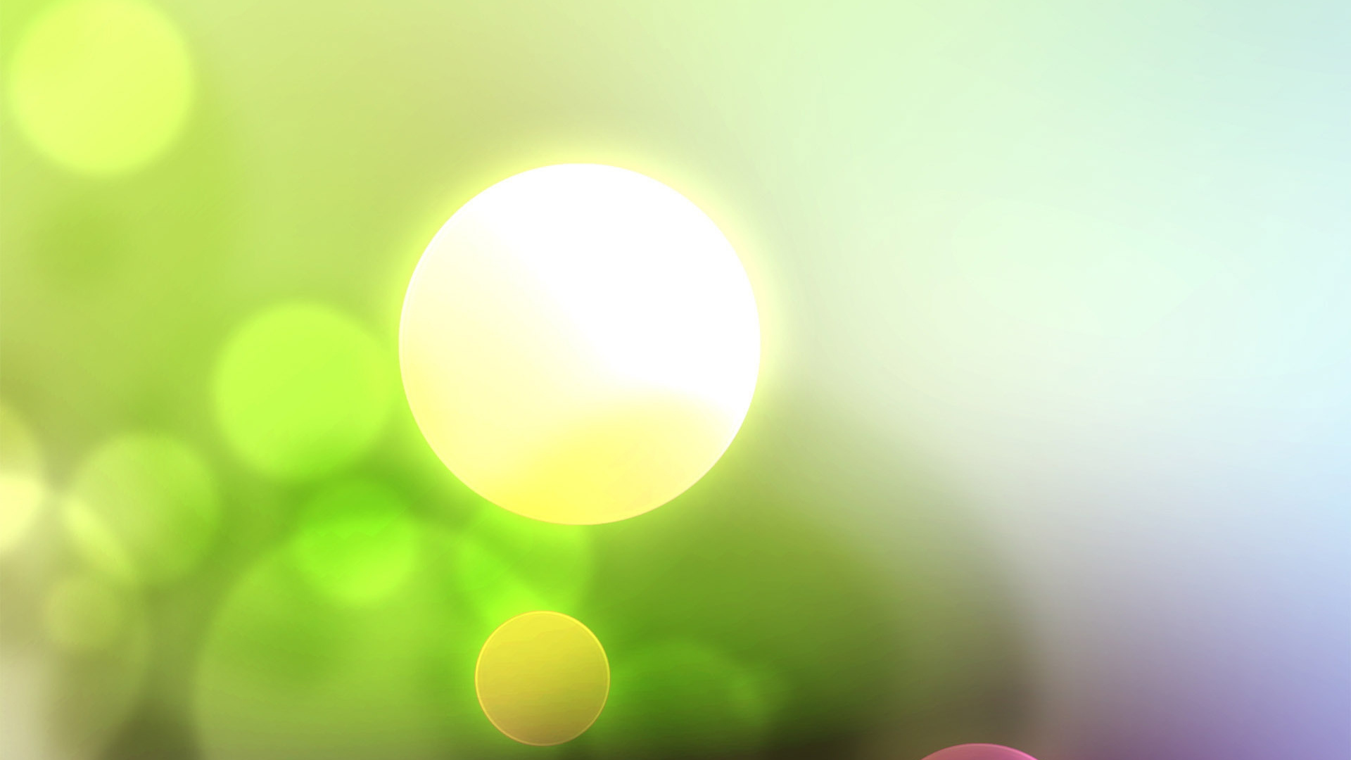 Разноцветные блики