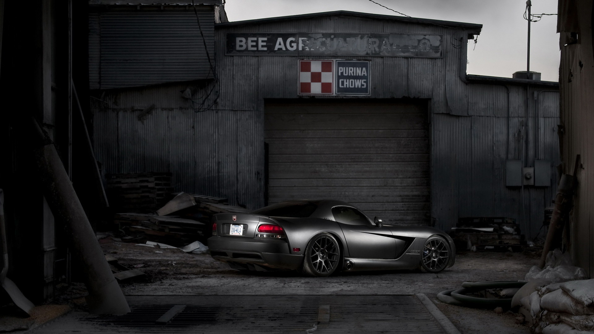 black Dodge Viper