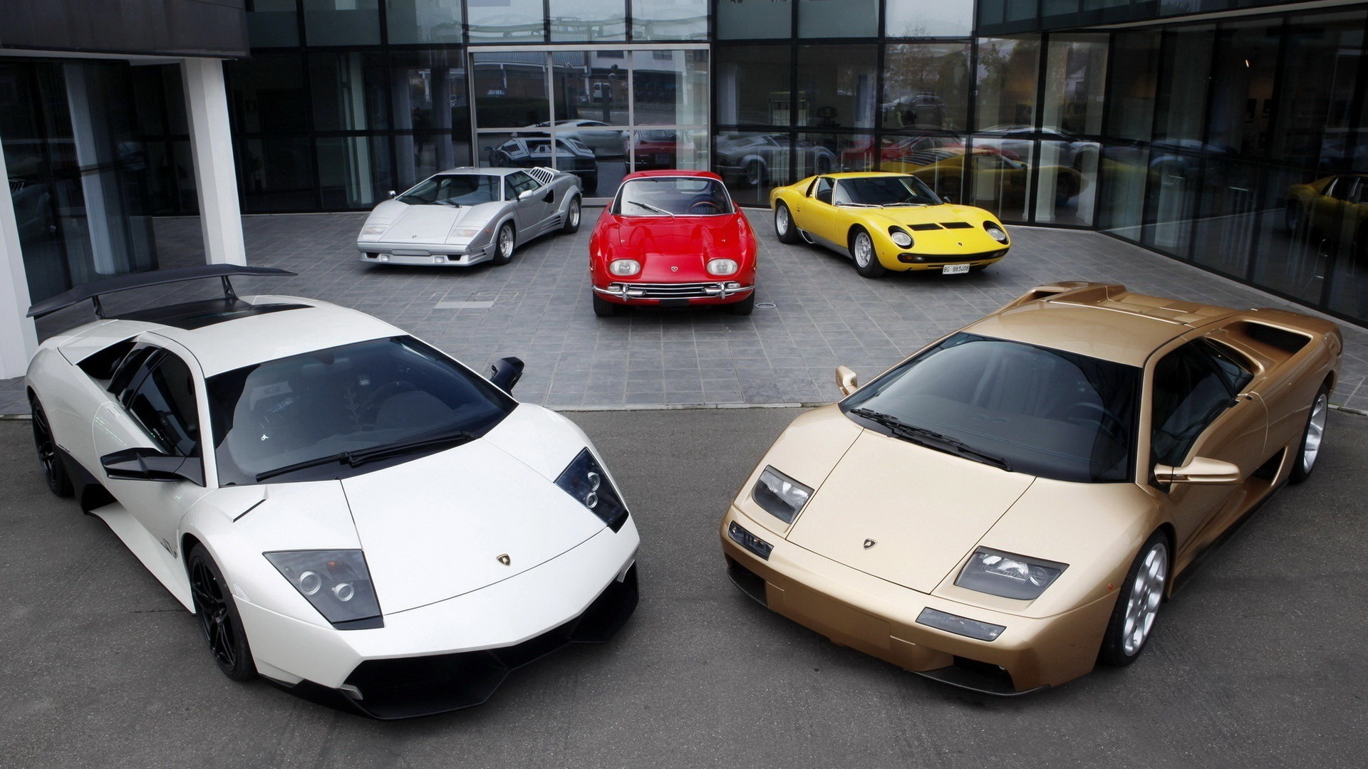 Different Lamborghinis