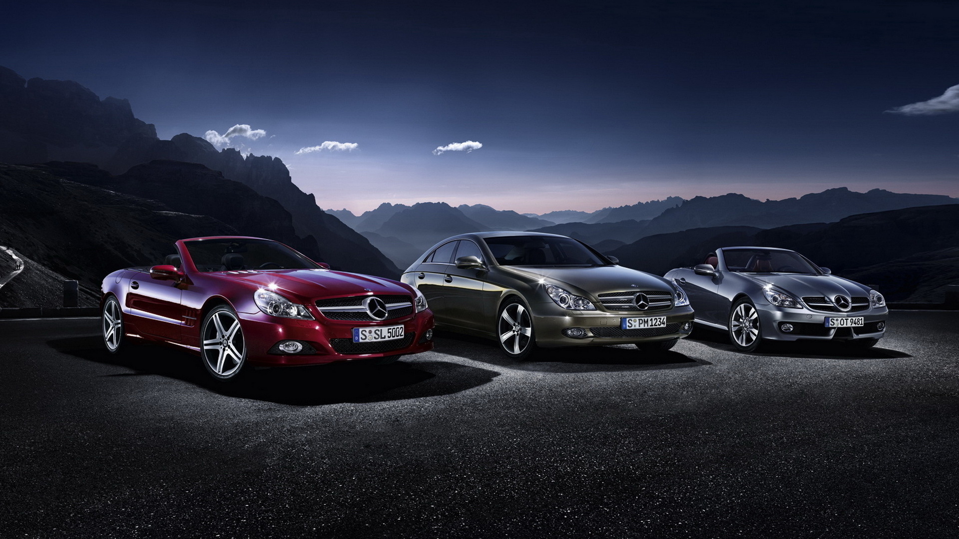 разные Mercedes-Benz