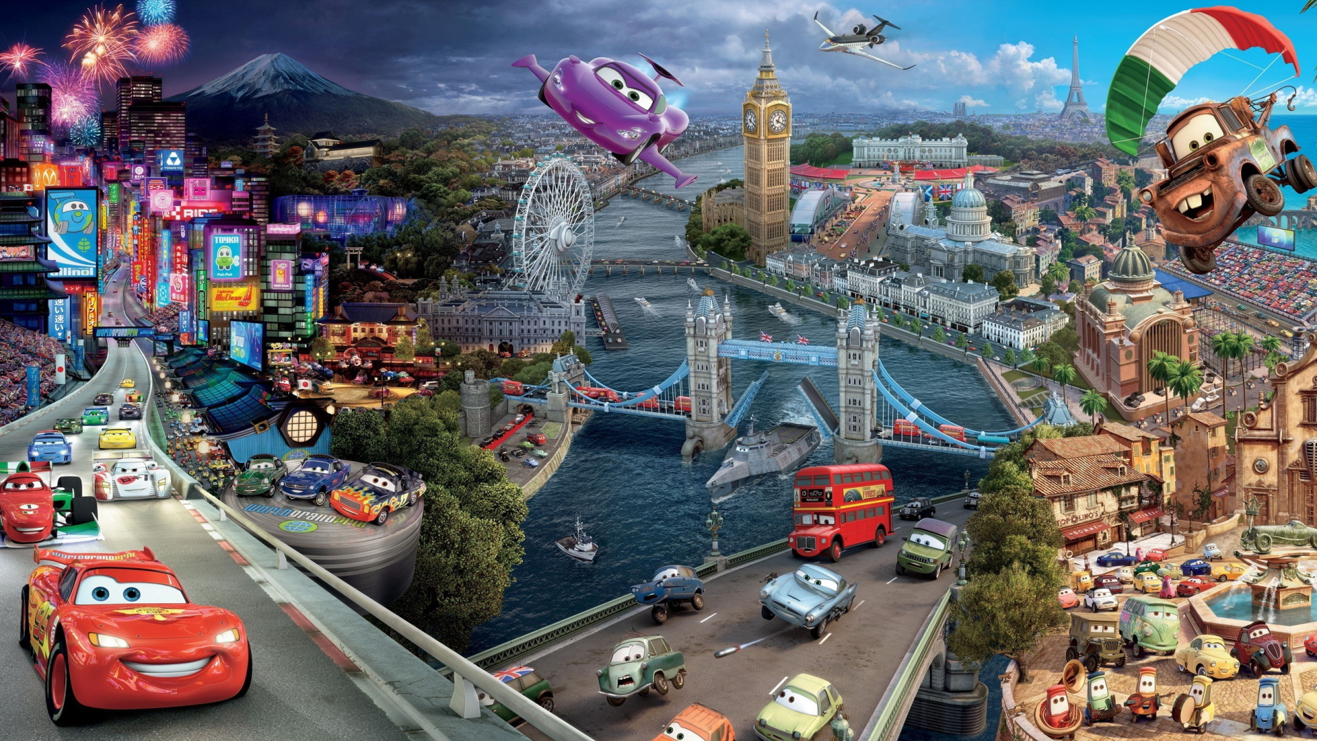 мультфильм Тачки часть 2