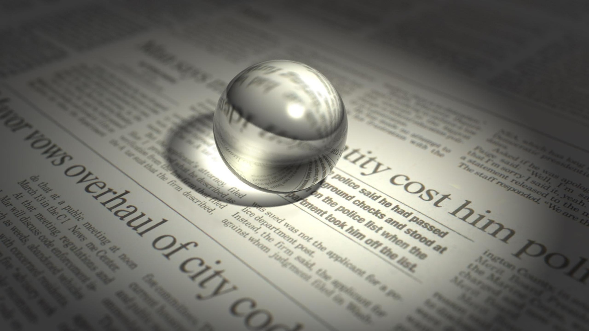 Стеклянный шар