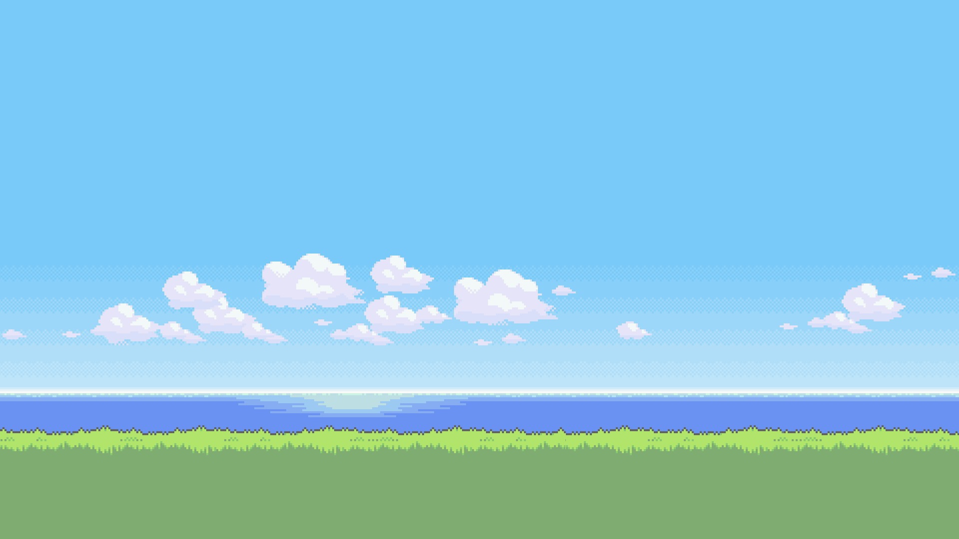 Голубое небо