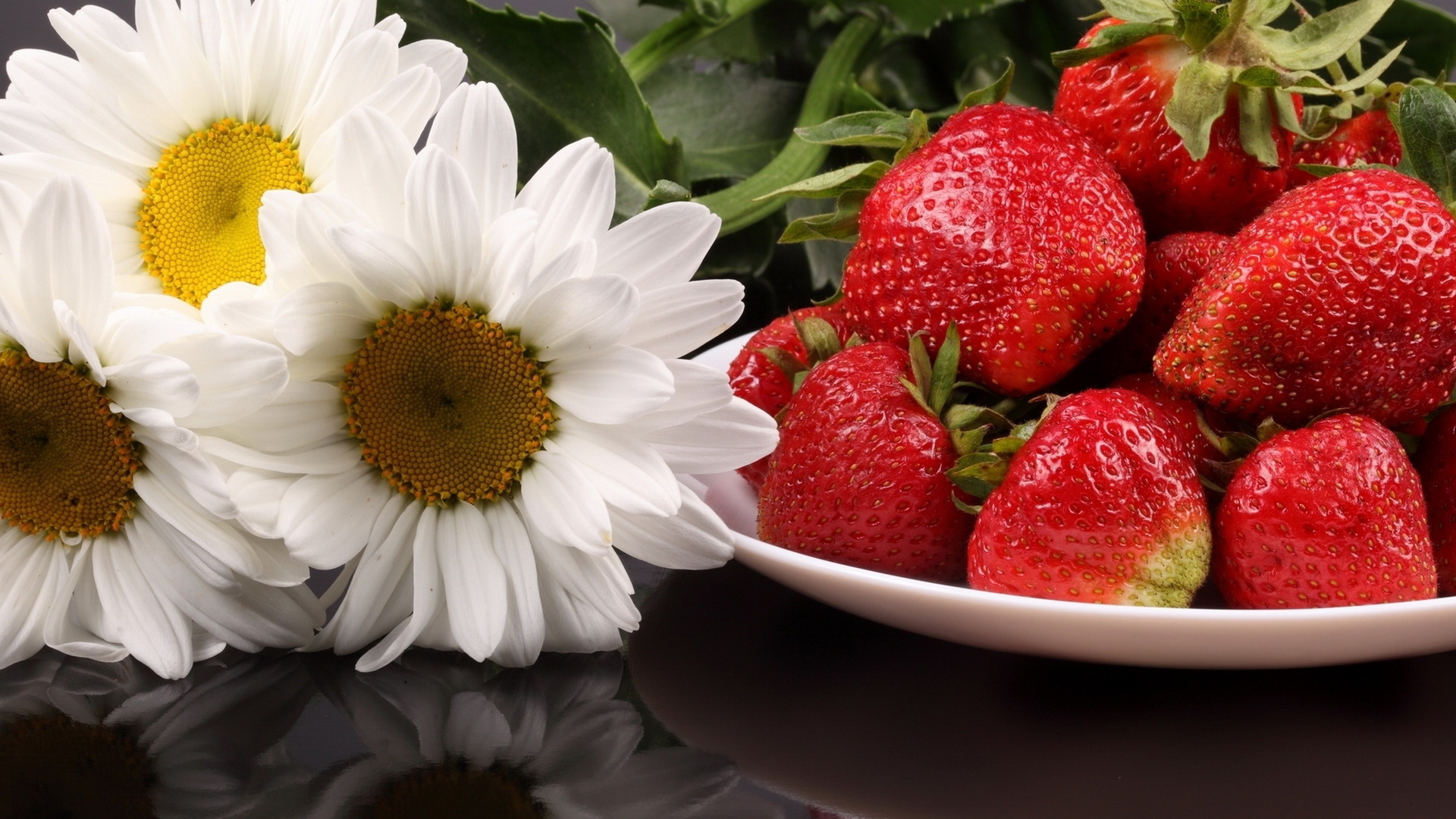 Виктория и цветы