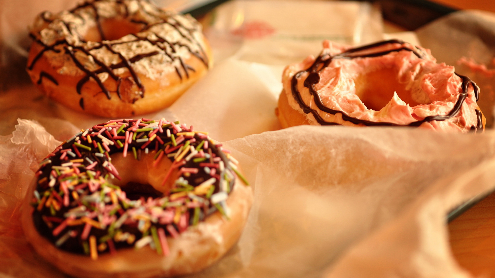 Разные пончики