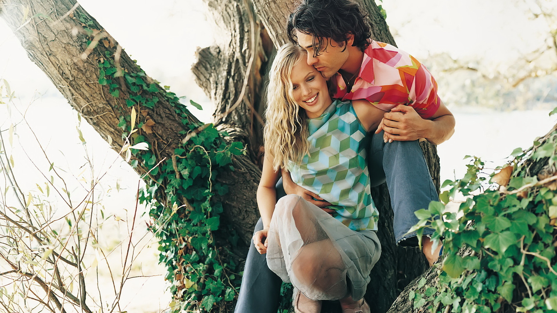 Пара на дереве