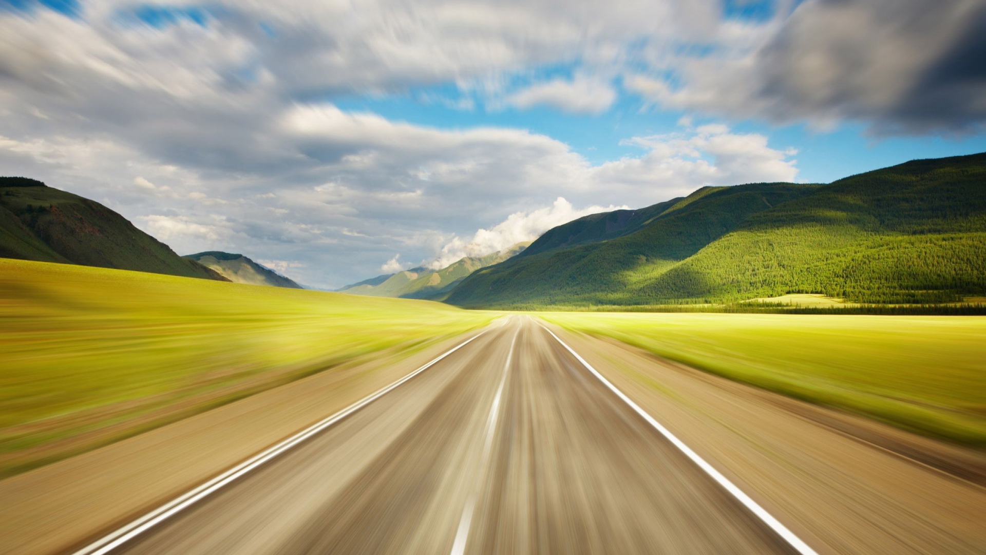 Дорога на скорости