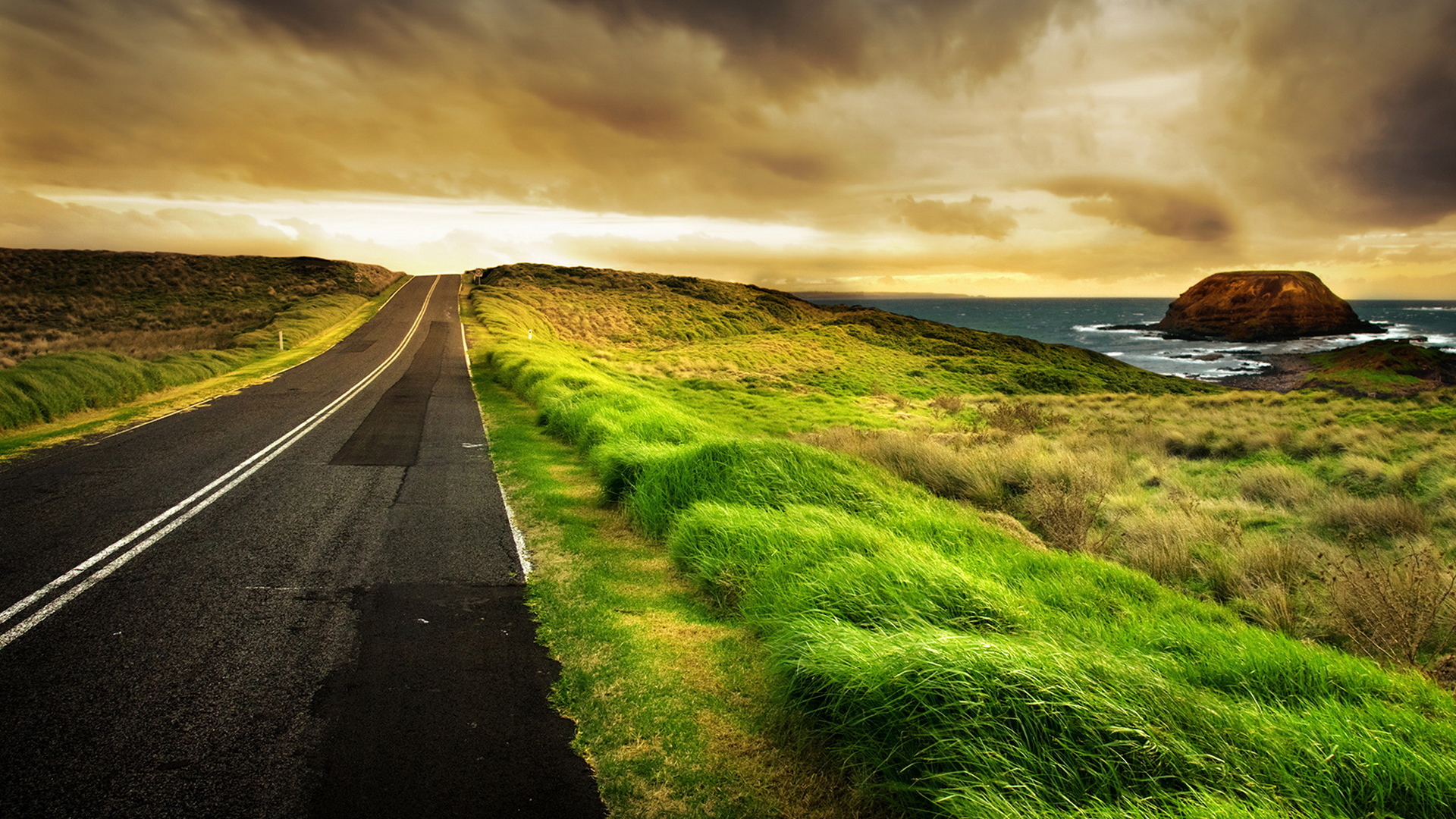 Дорога на побережье