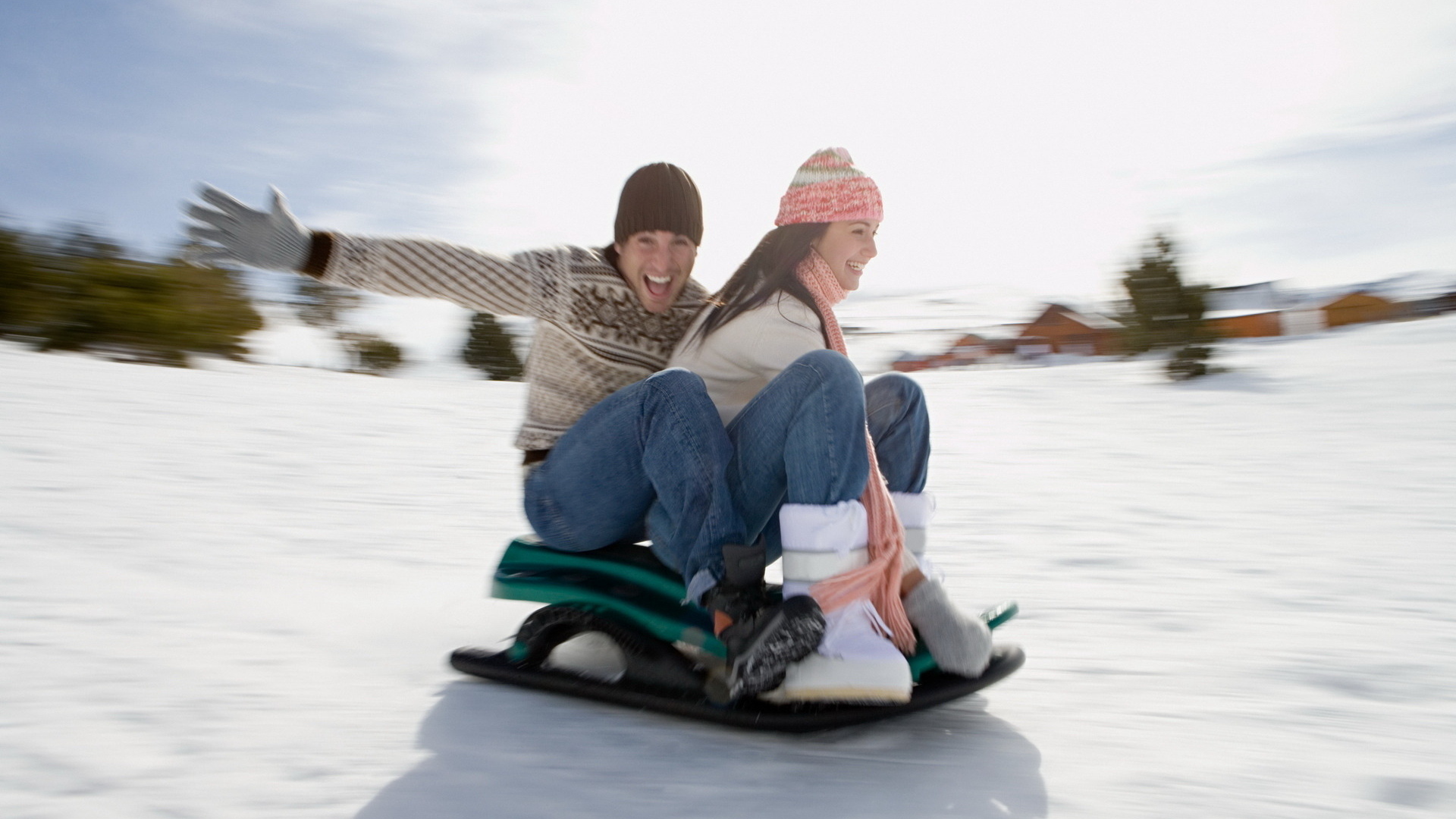 Катание на санках