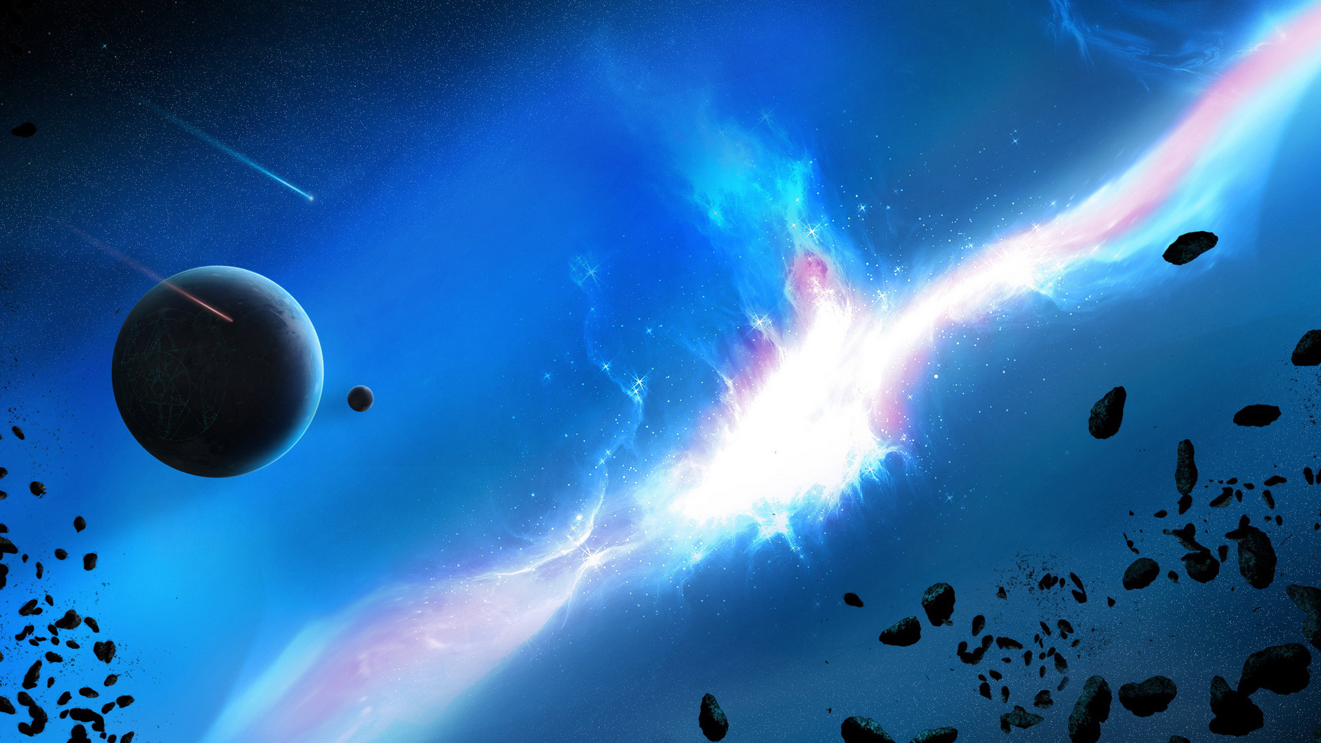 Планета и астероиды