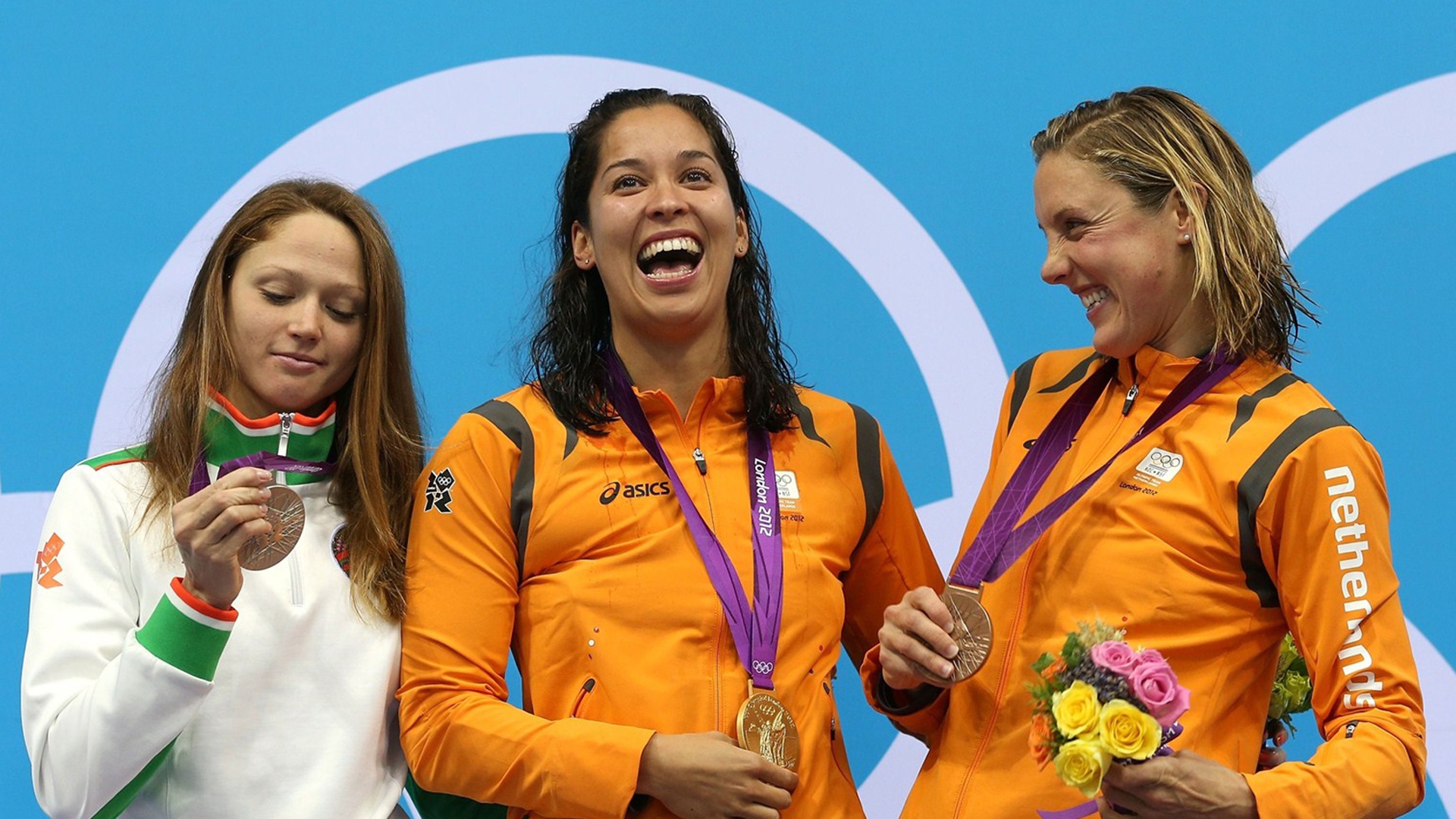 Aliaksandra Herasimenia, Ranomi Kromowidjojo, Marleen Veldhuis