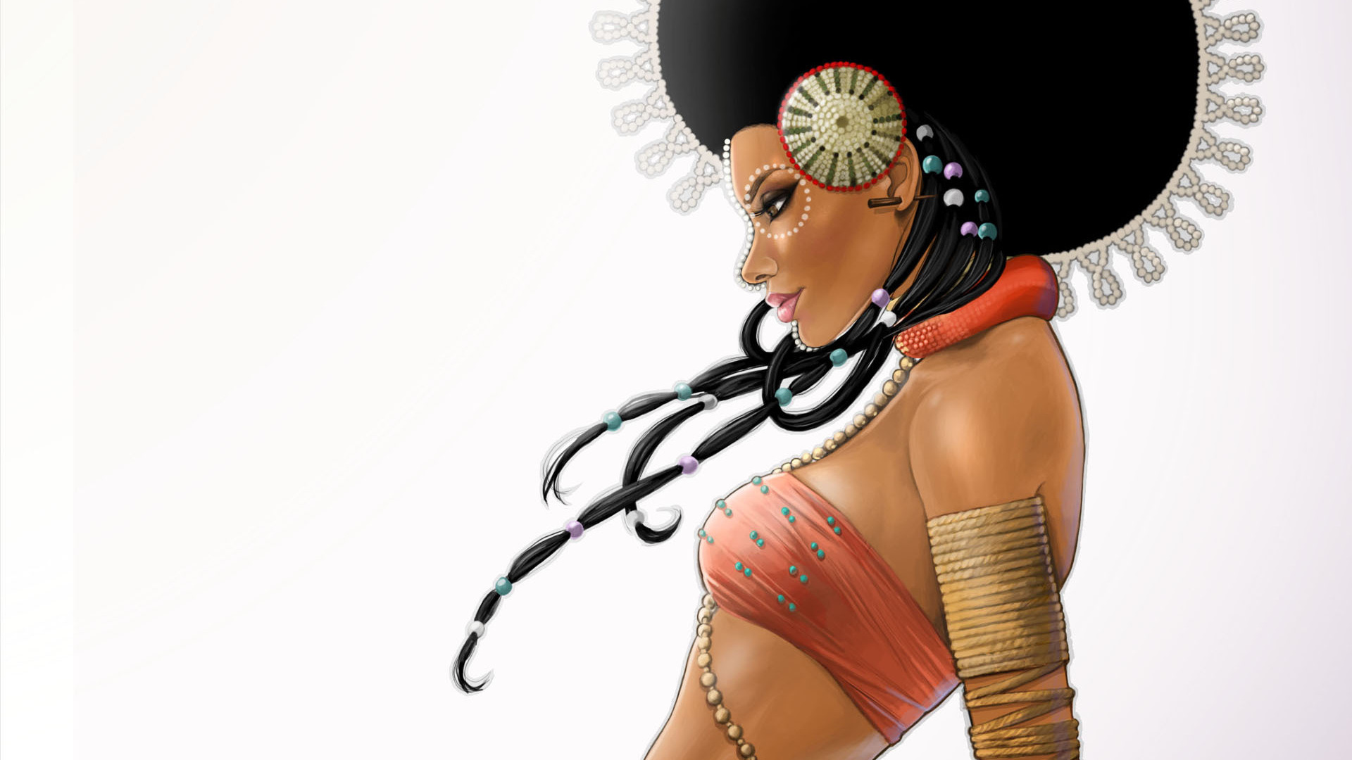 Африканская красотка