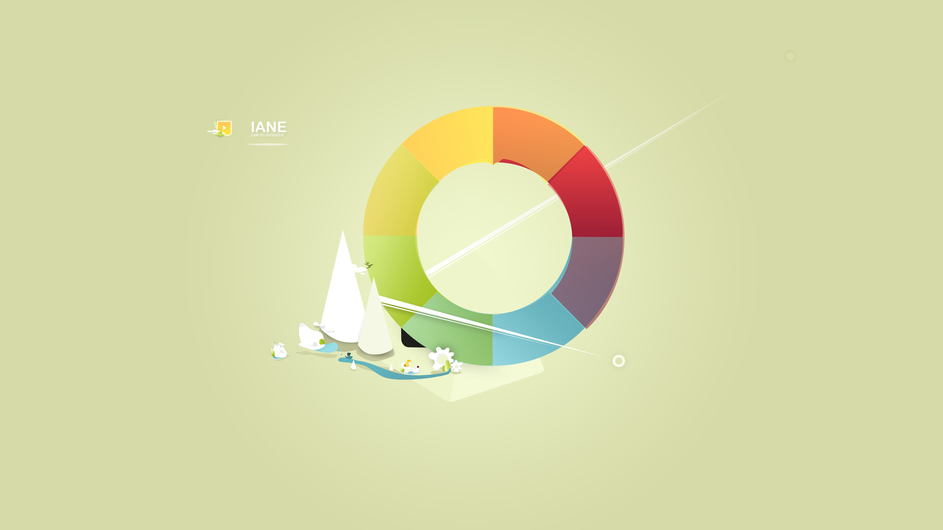 Разноцветный круг