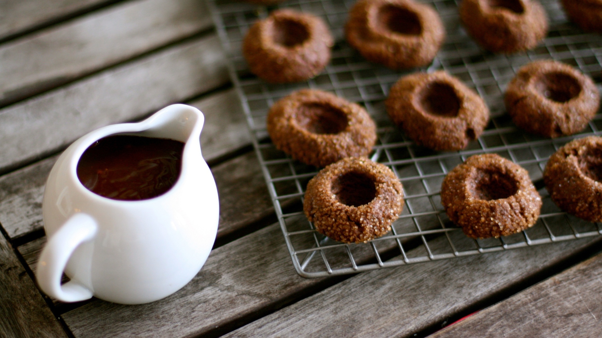 Печенье и горячий шоколад