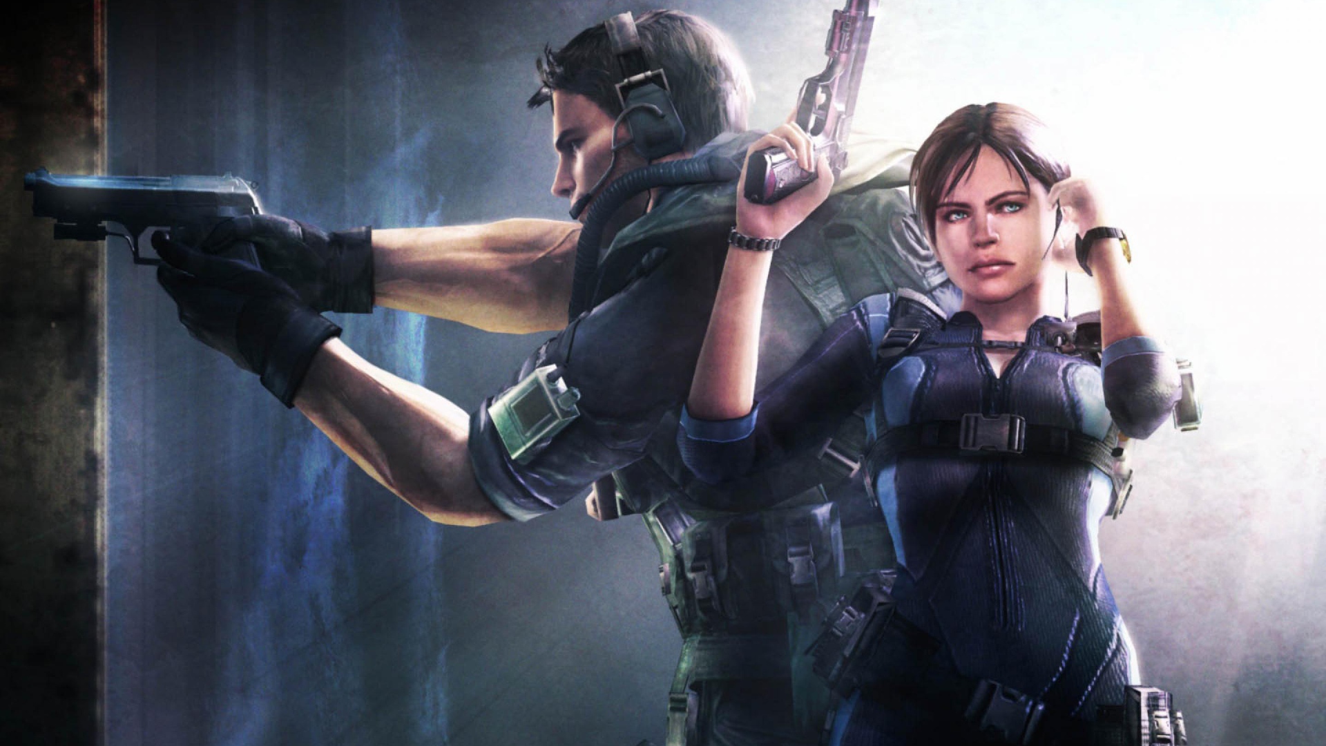 Герои Jill и Chris из Resident Evil Revelations  