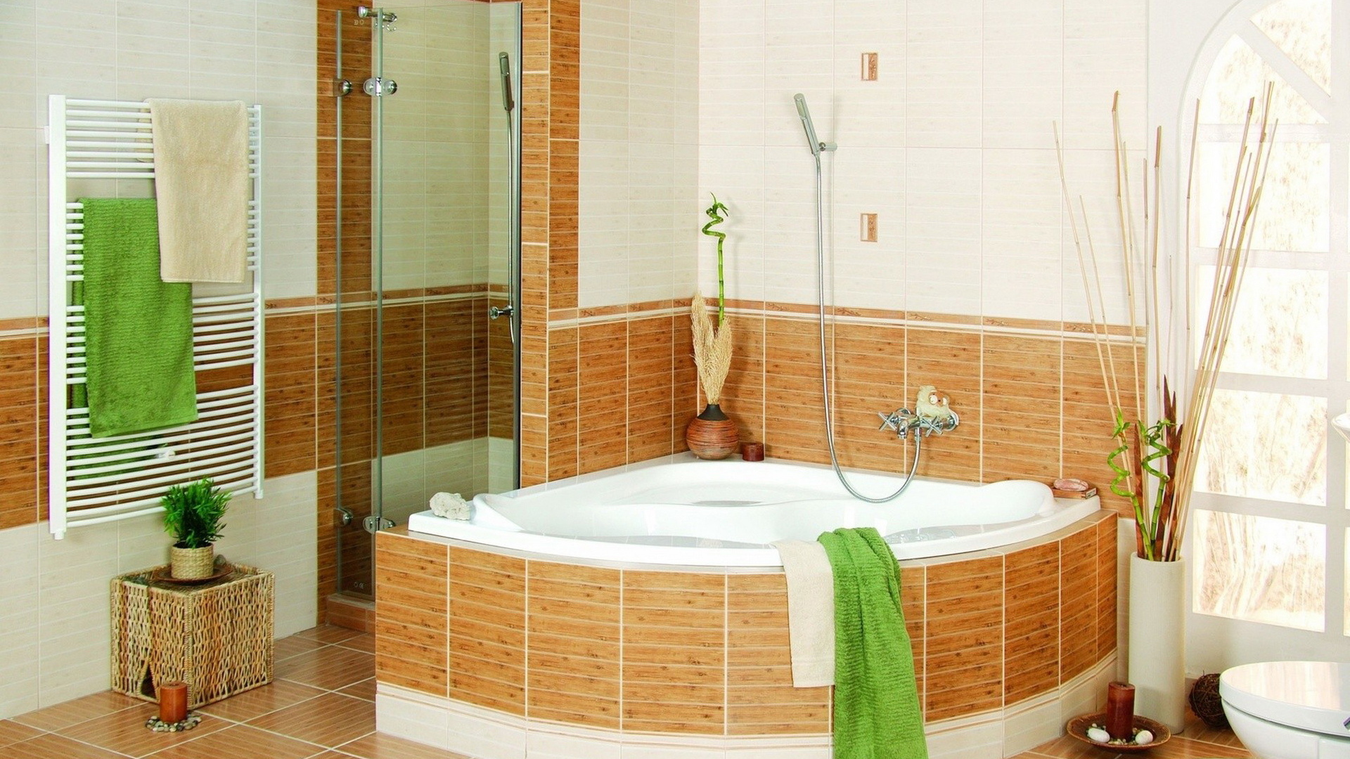 Интерьер ванной комнаты