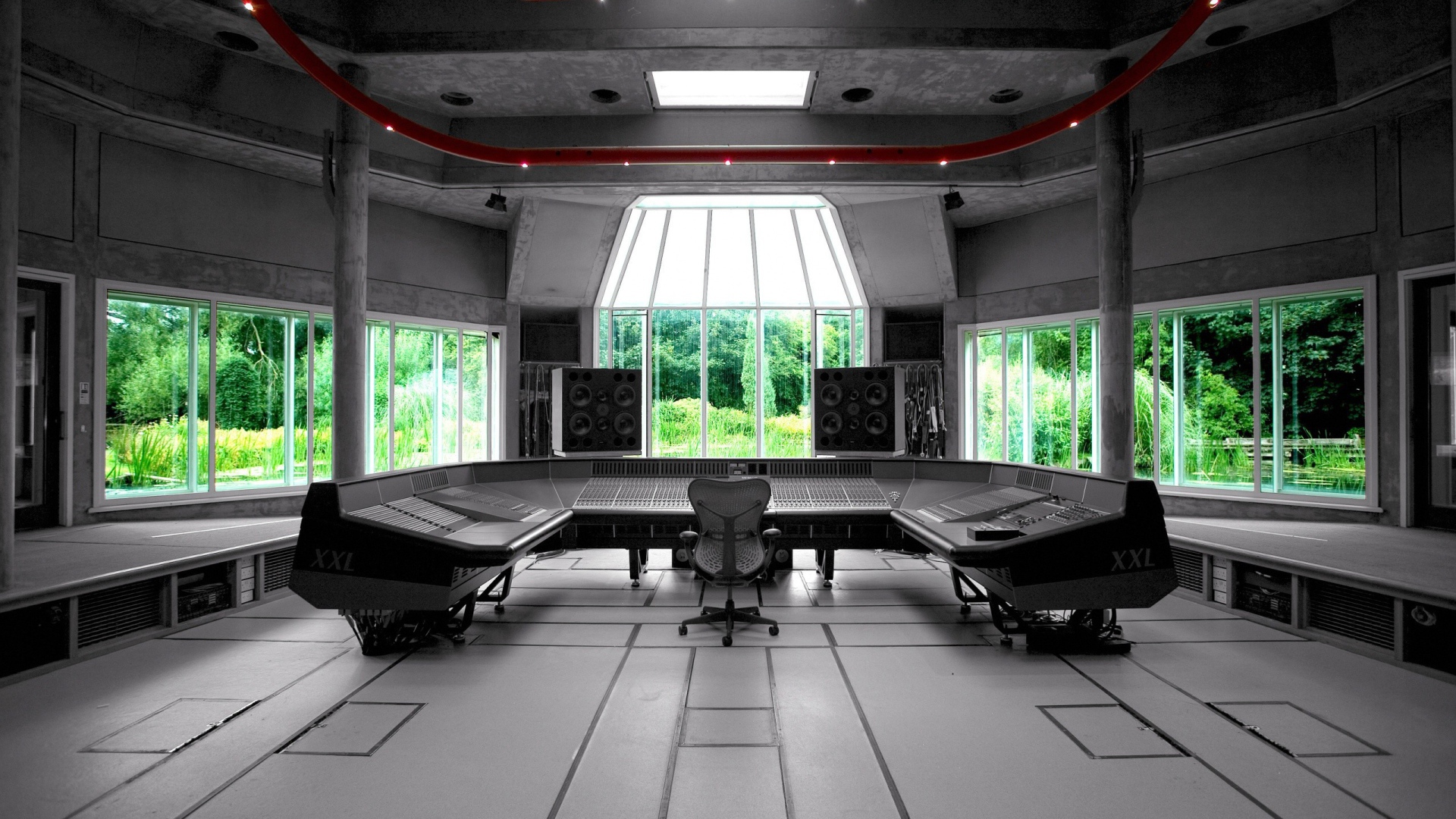 Студия звукозаписи Обои для рабочего стола 1920x1080