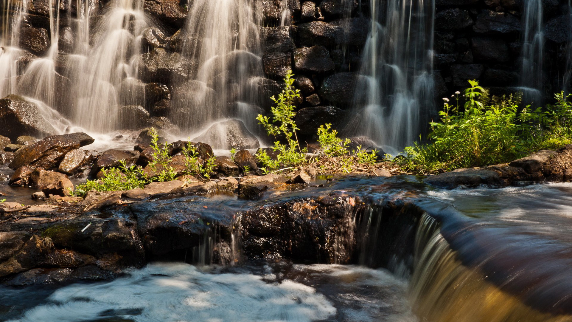 Водопады в Швеции