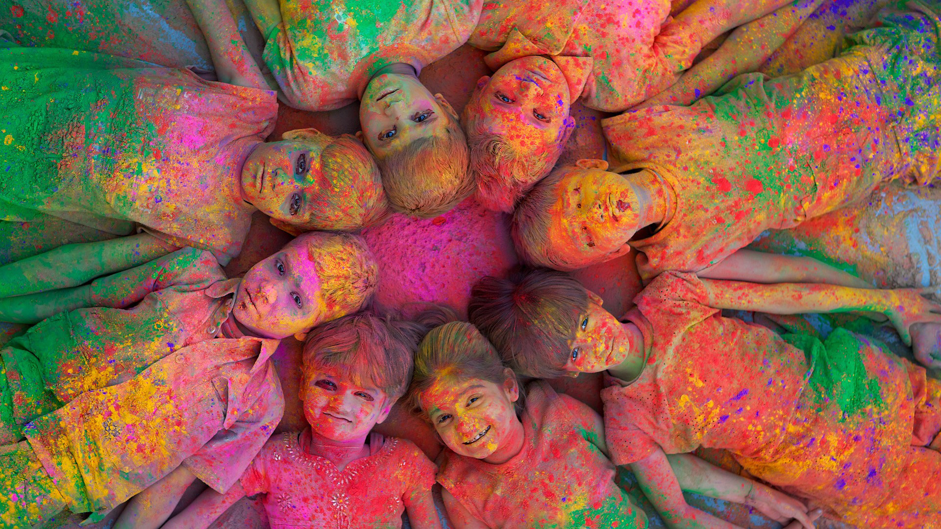 Разрисованные дети