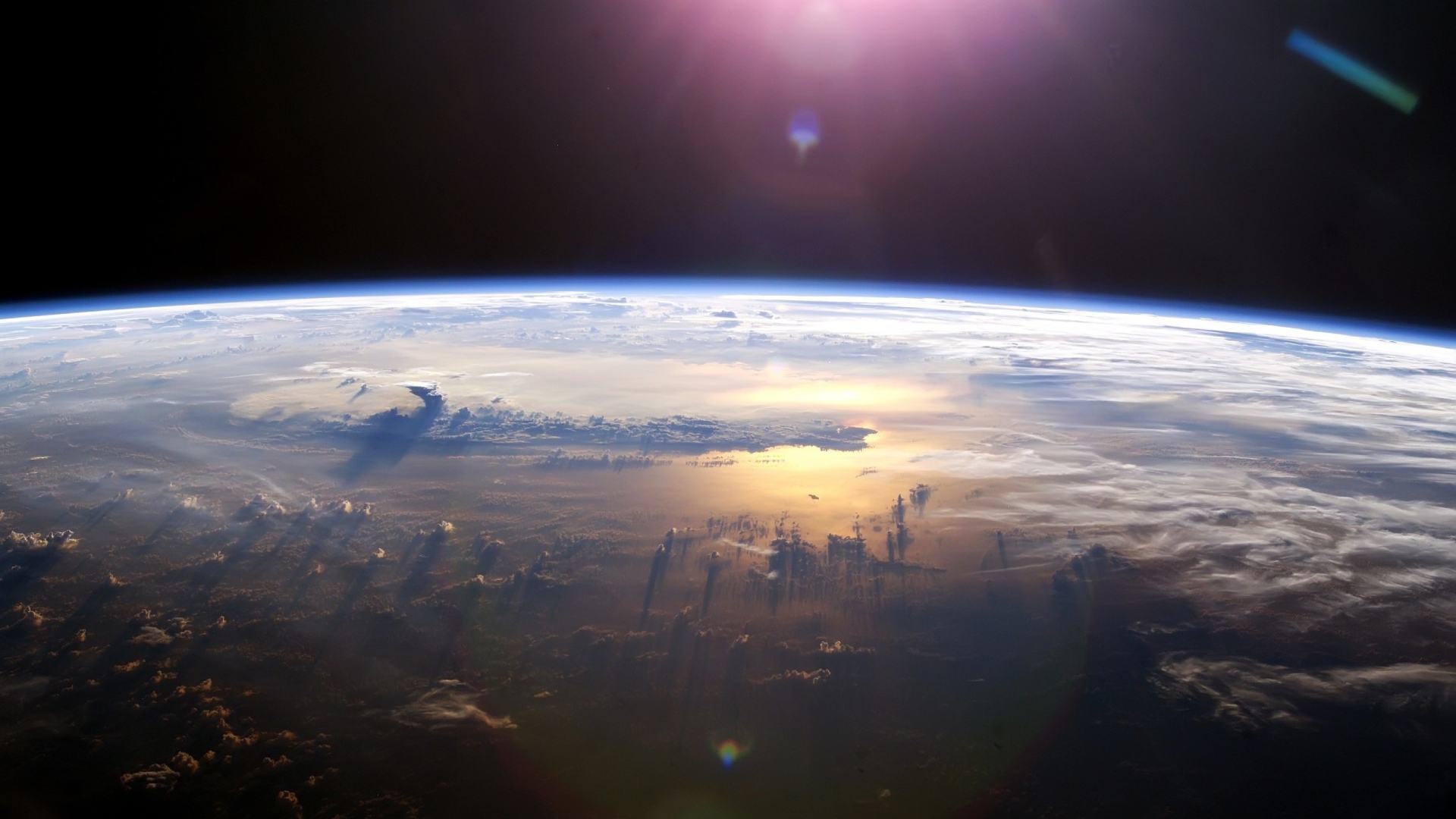 Тихий океан из космоса