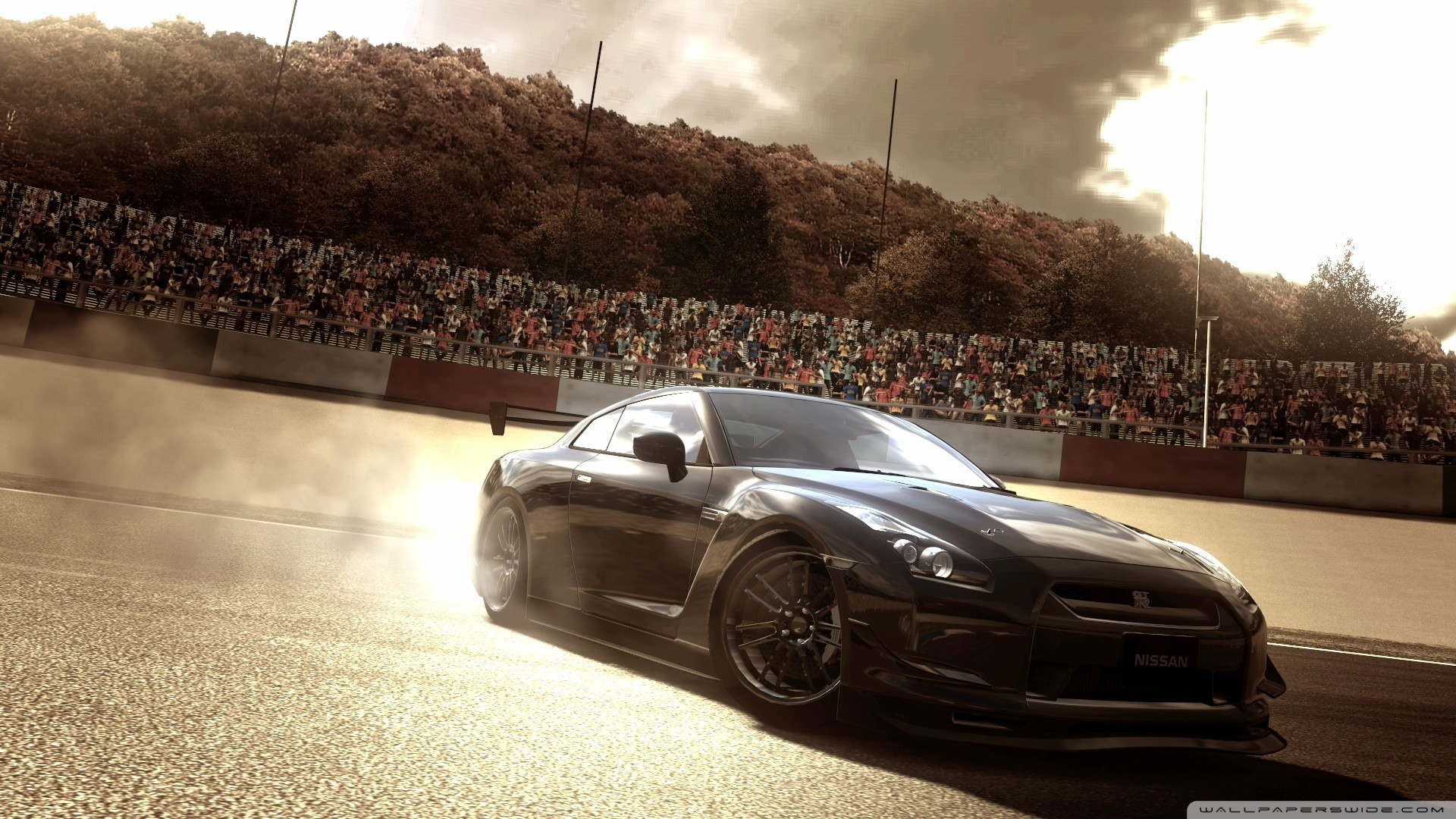 Черный Ниссан из видео игры