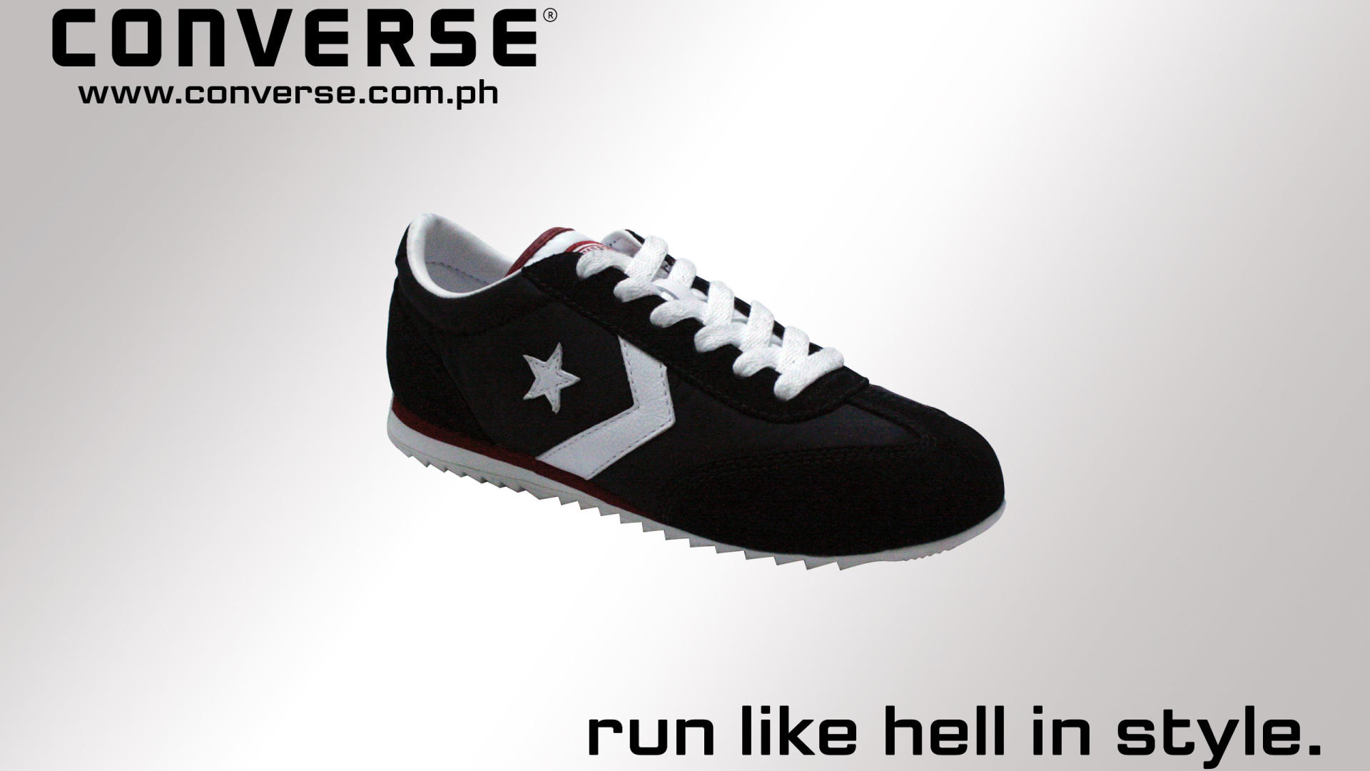 бежать с Converse