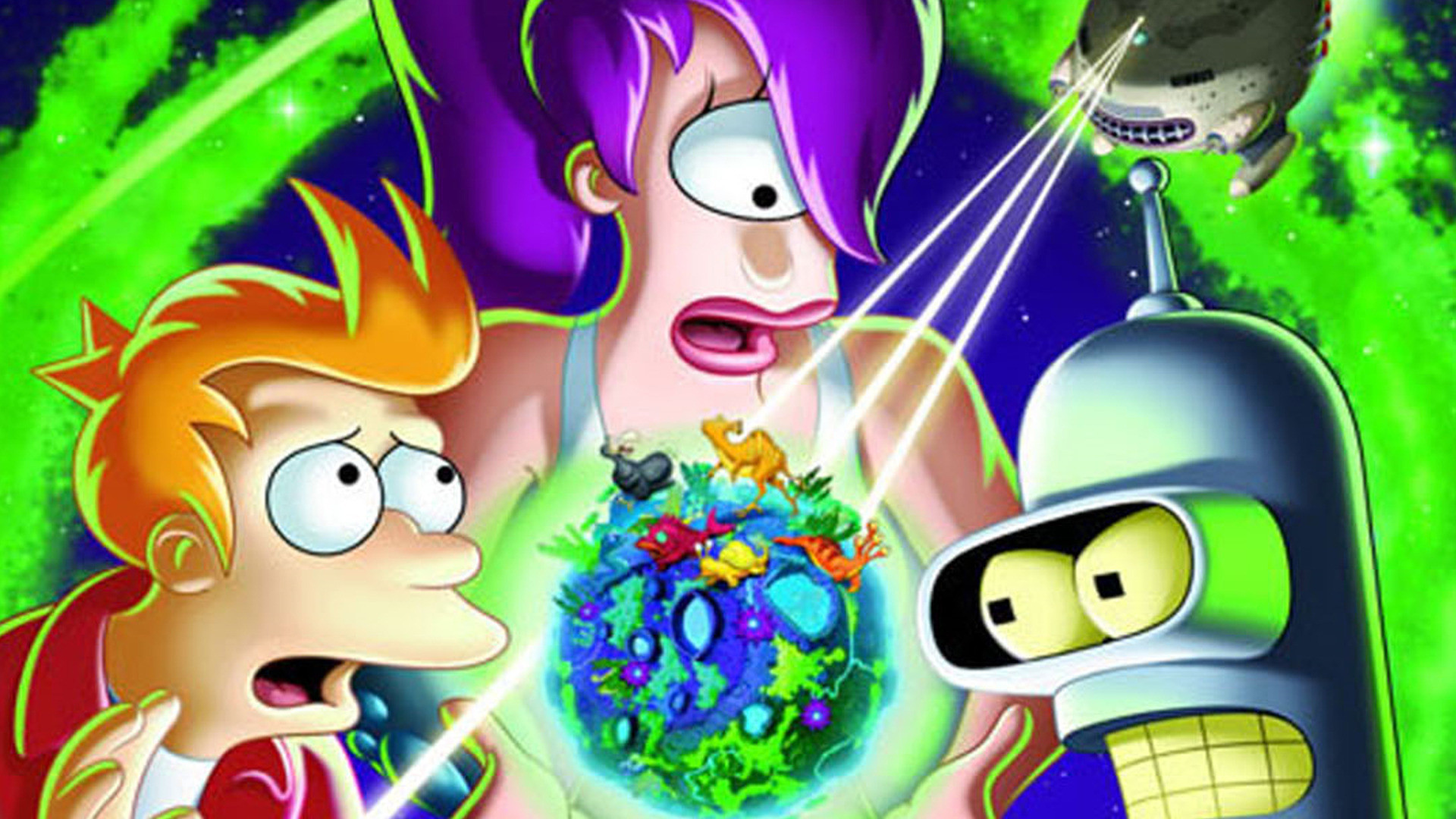 Мультфильм Футурама в зеленые дали