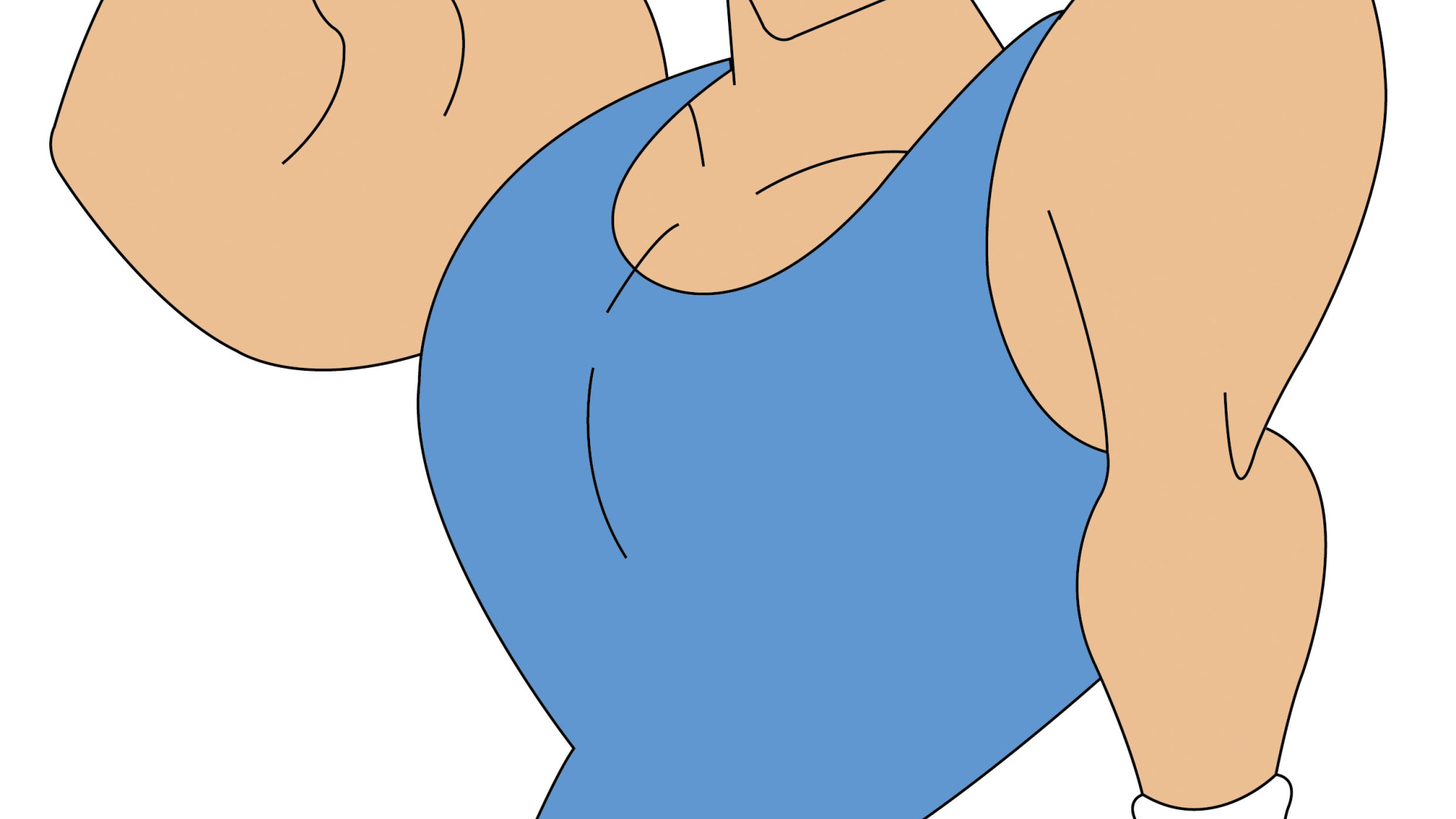 Джонни Браво на тренировке